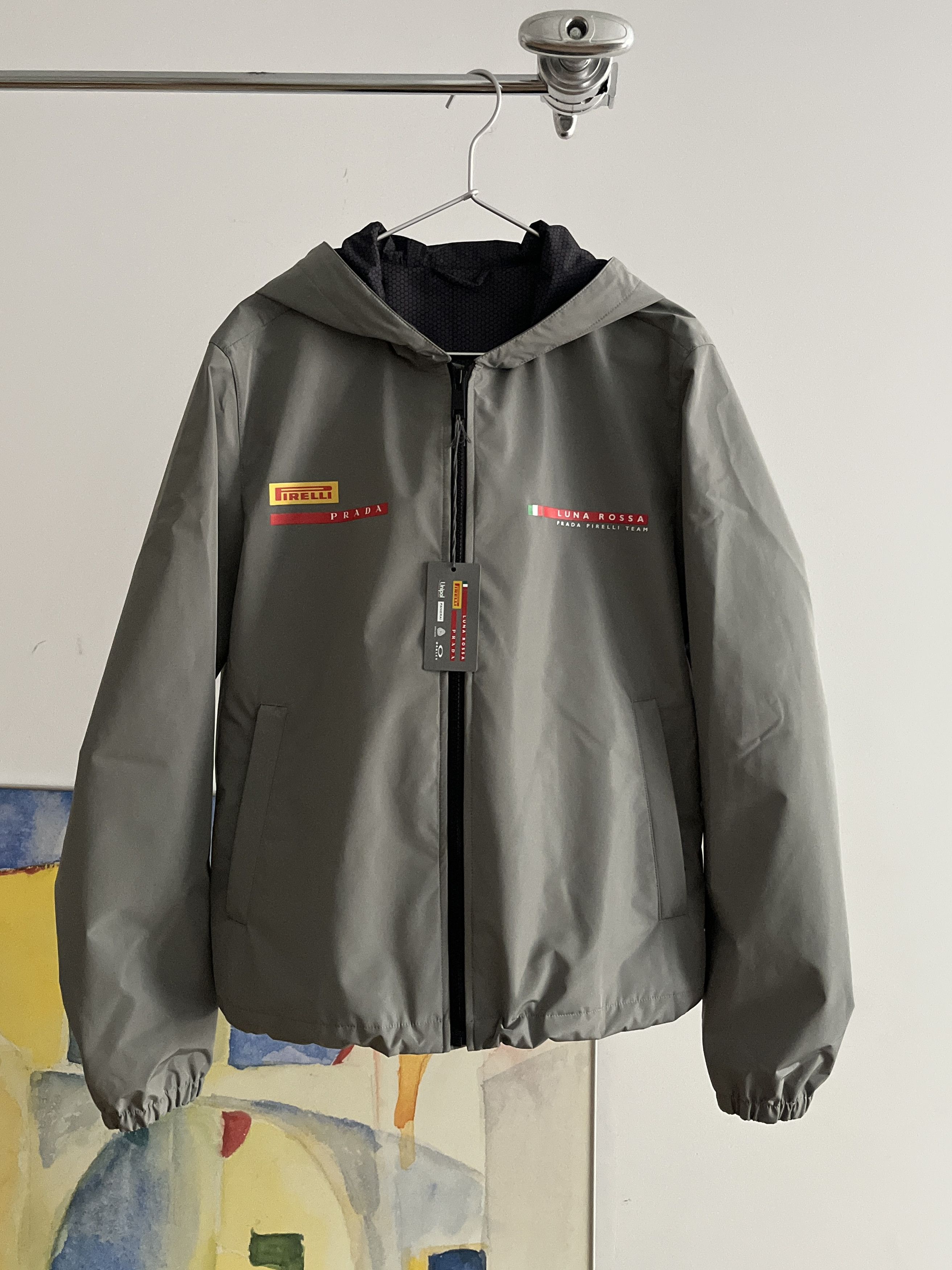 Goretex × Prada × Vintage PRADA Jacket Luna Rossa Shell Red Tab
