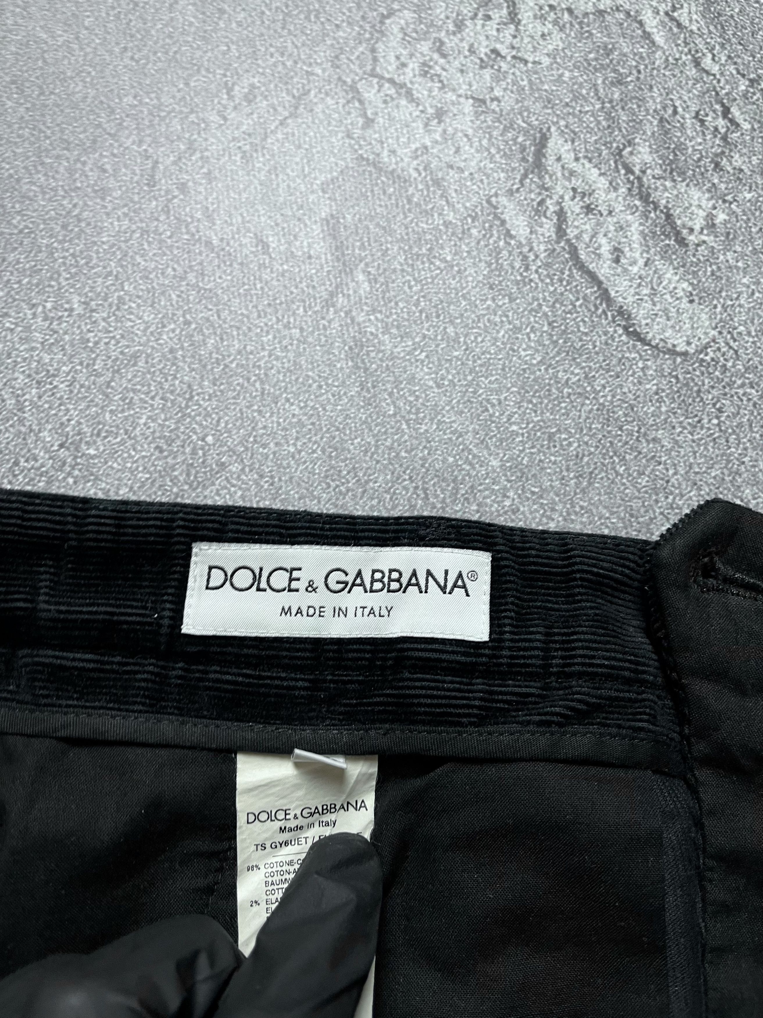 Dolce & Gabbana Vintage Corduroy Pants Dolce Gabbana Old Money Mens XL Size US 34 / EU 50 - 6 Thumbnail