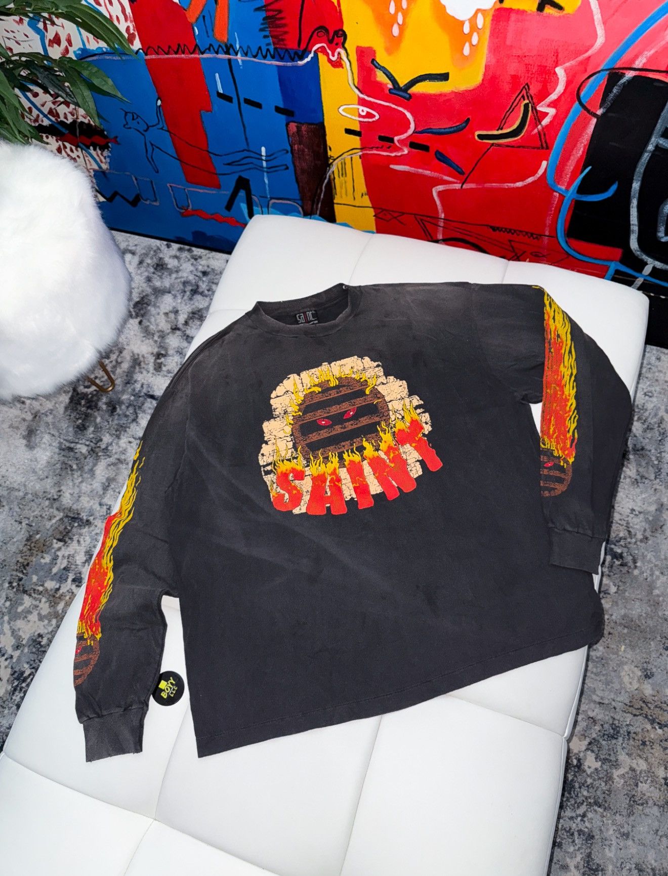 Saint Michael live in hell long sleeve t shirt