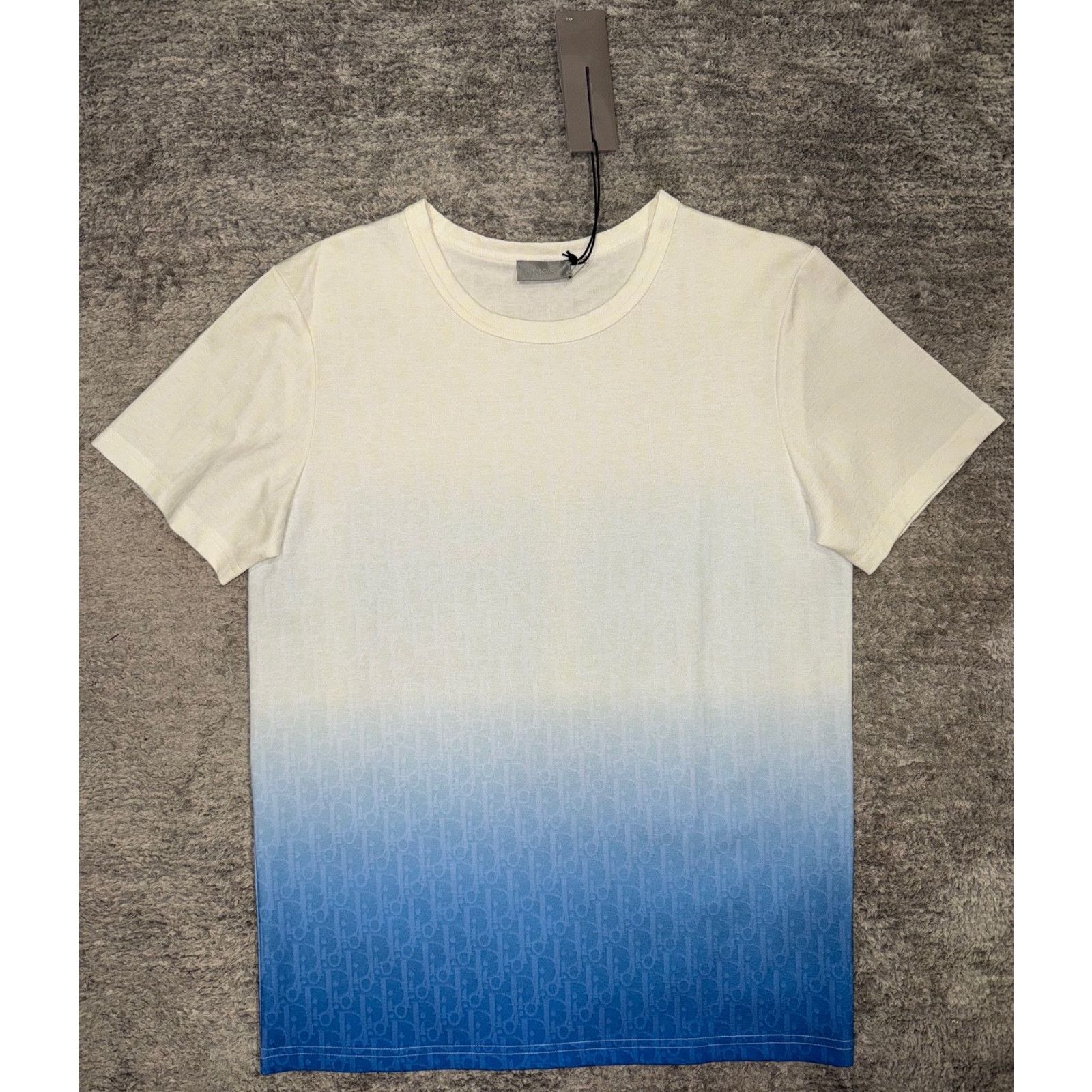 Dior Dior White Degrade Ombre Short Sleeve Shirt T-Shirt Medium Size US M / EU 48-50 / 2 - 2 Thumbnail
