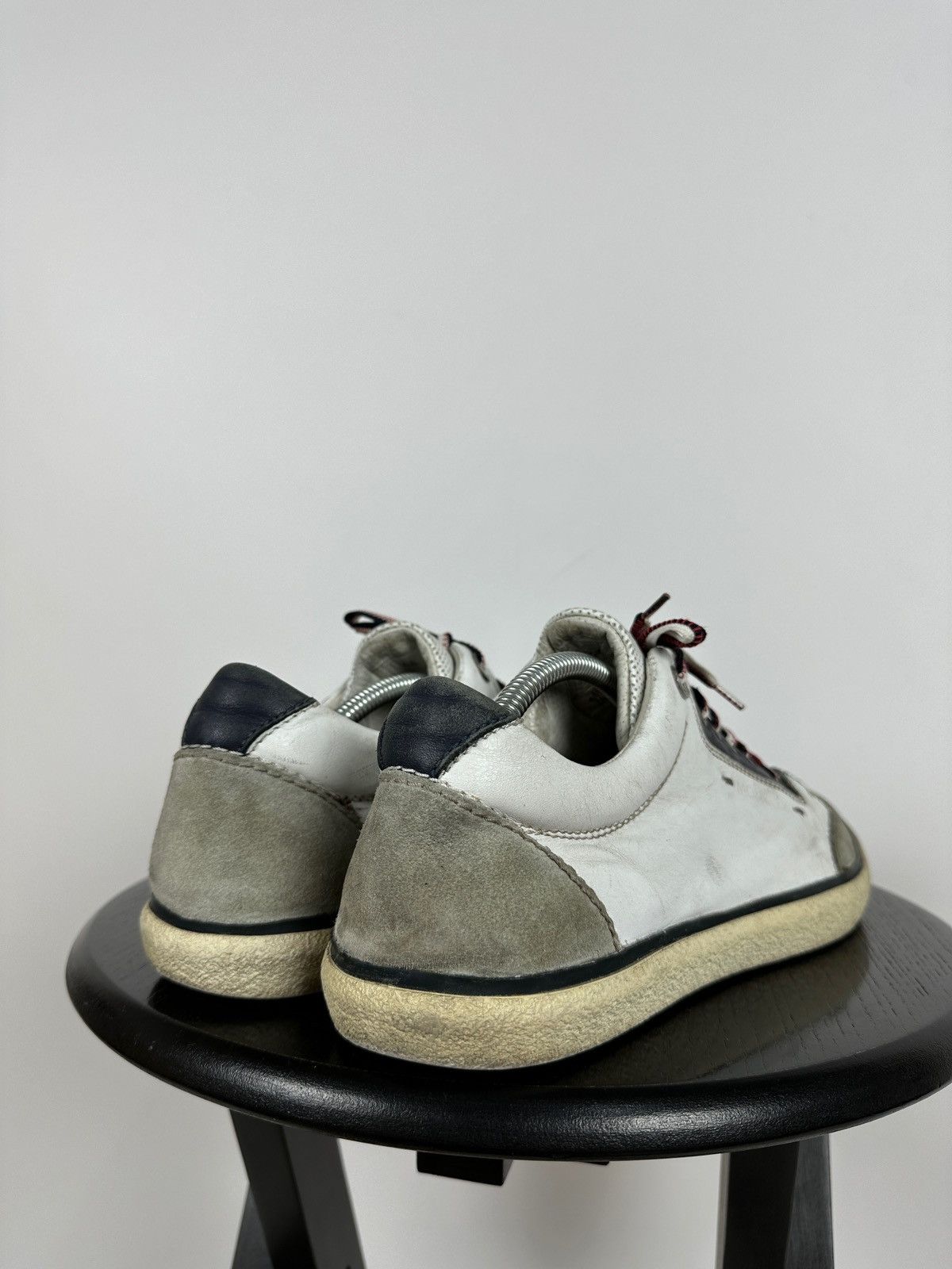Moncler Moncler Academie Scarpa Leather Low Top Sneakers Size US 11 / EU 44 - 6 Thumbnail
