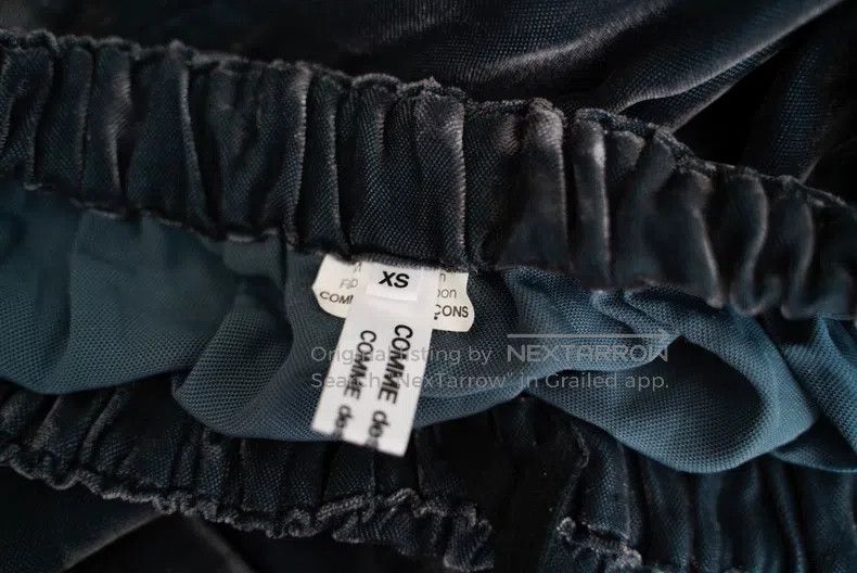 Comme des Garcons Comme Des Garcons size XS Gray Velvet Shorts Size 23" - 8 Thumbnail