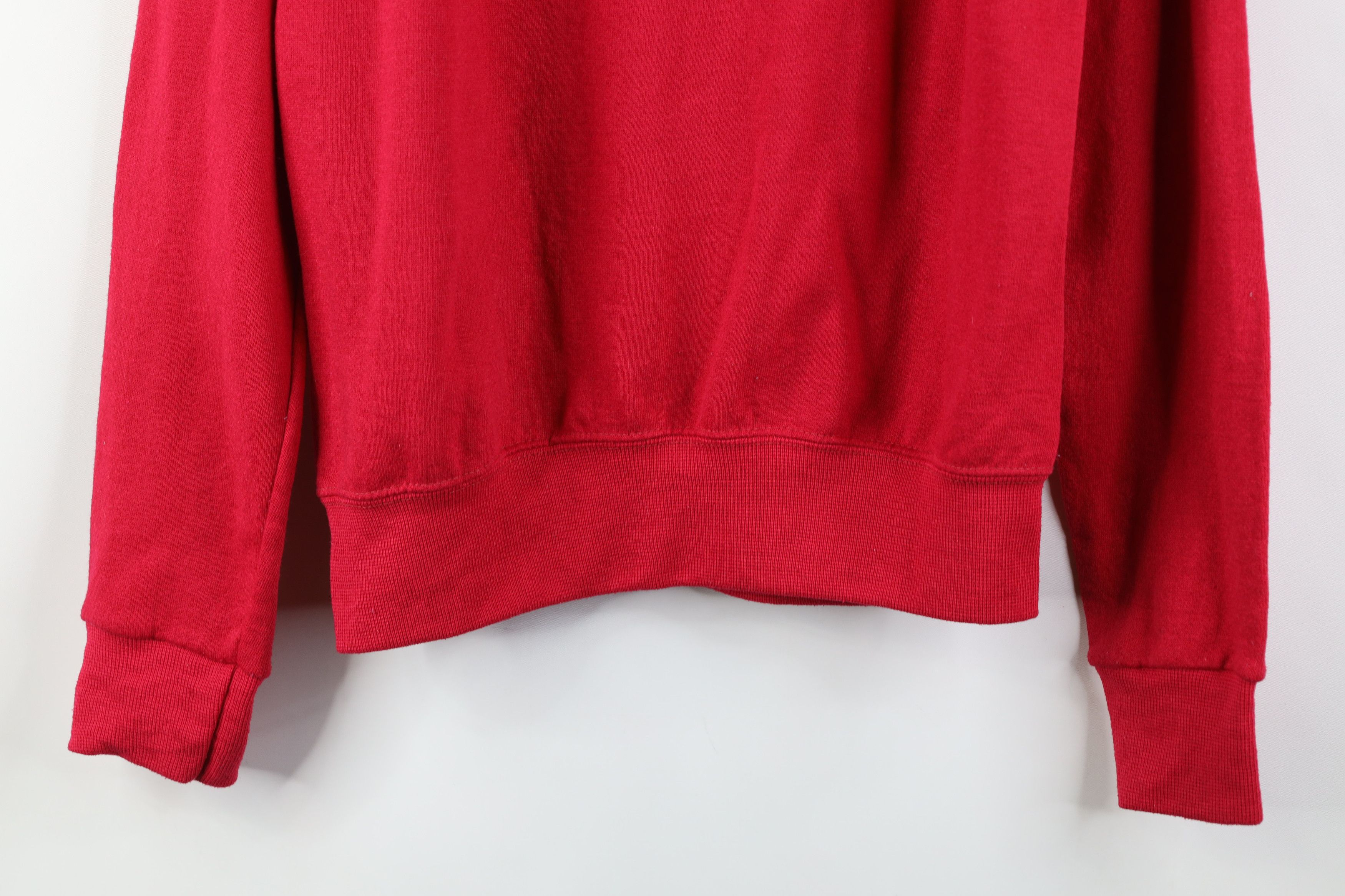 Vintage Vintage 70s Streetwear Raglan Sweatshirt Reddish Pink USA Size M / US 6-8 / IT 42-44 - 3 Thumbnail