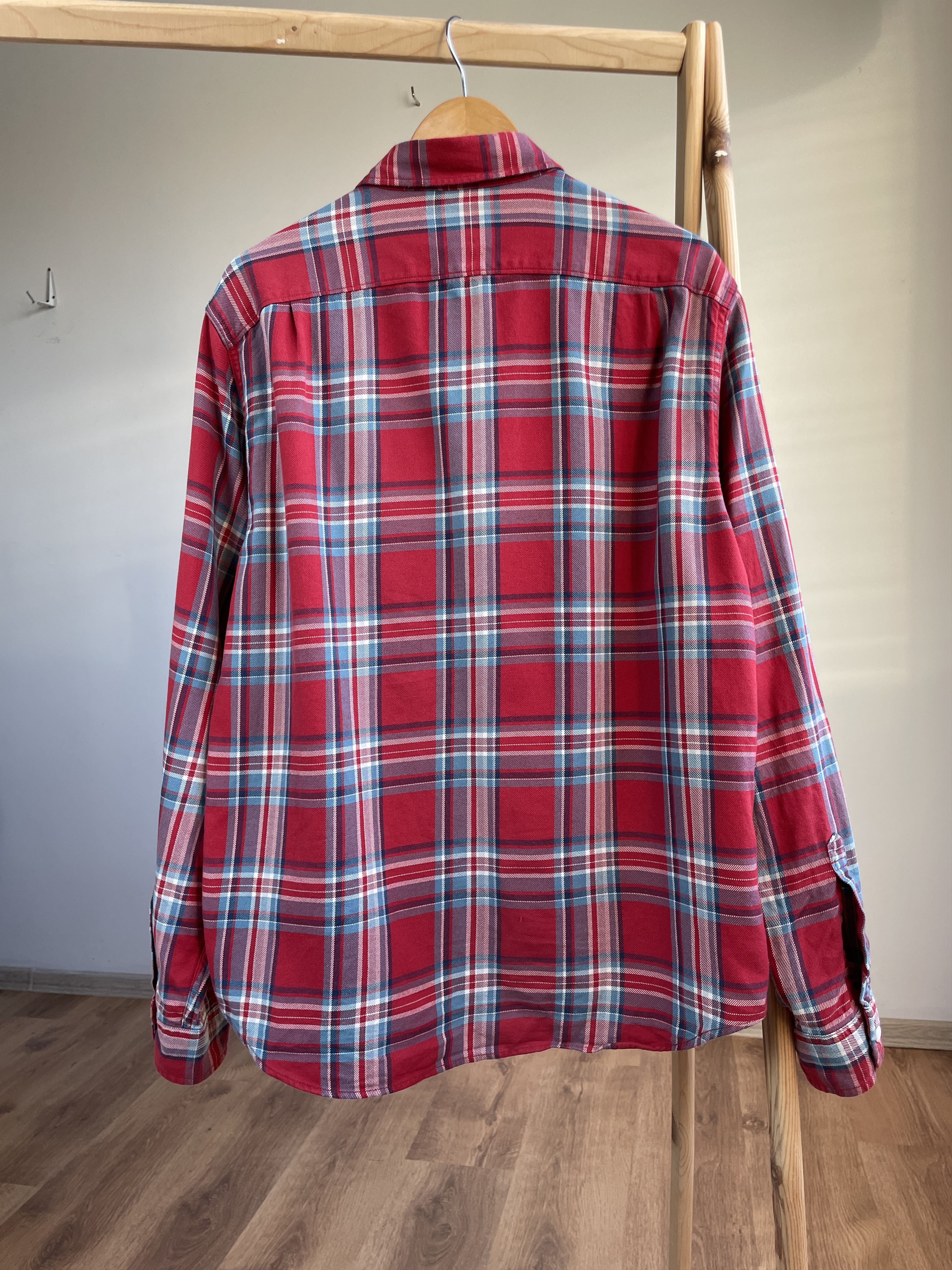J.Crew J.Crew Red Plaid Flannel Shirt Size L Size US L / EU 52-54 / 3 - 2 Thumbnail