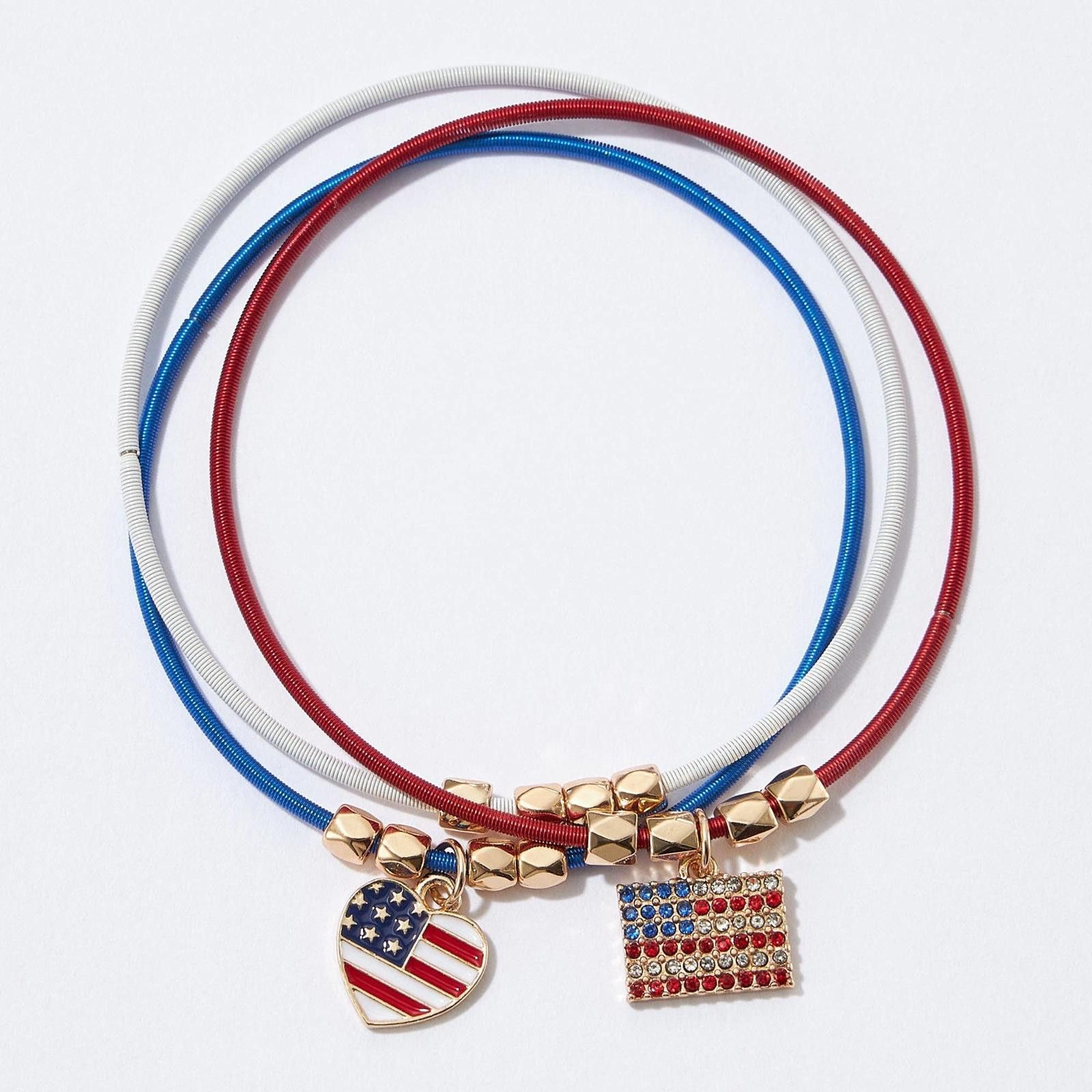 Other American Flag Guitar Strings Bracelet Size ONE SIZE - 1 Preview
