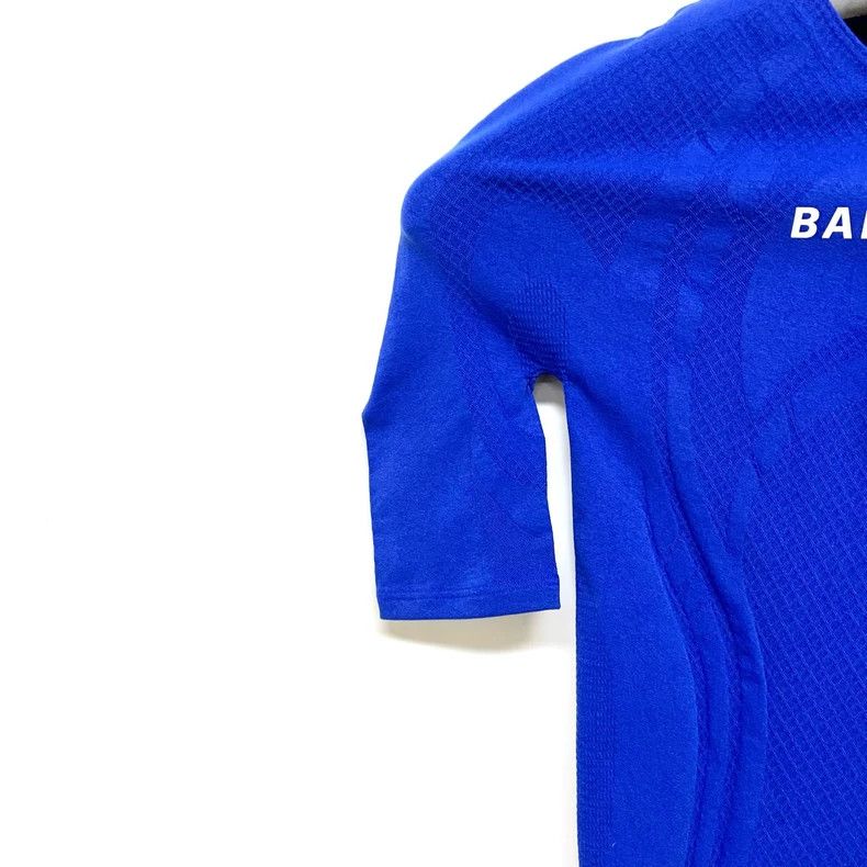 Balenciaga Balenciaga size 36 Tight short sleeves with blue chest logo Size S / US 4 / IT 40 - 7 Thumbnail
