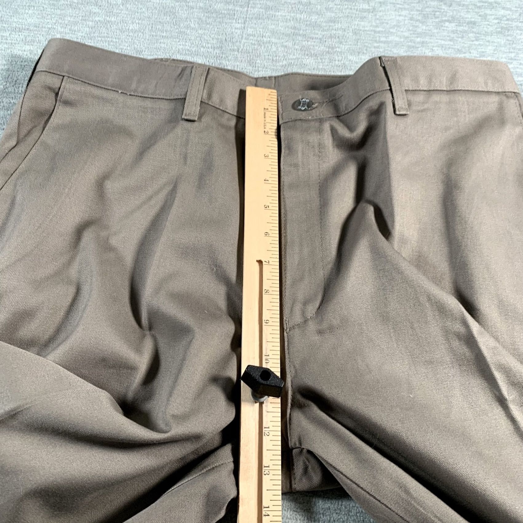 Lee Lee Pants Mens 36x34 Brown Khakis Wrinkle Free Plain Front Stain Resistant Workwear NWT Size US 36 / EU 52 - 7 Thumbnail