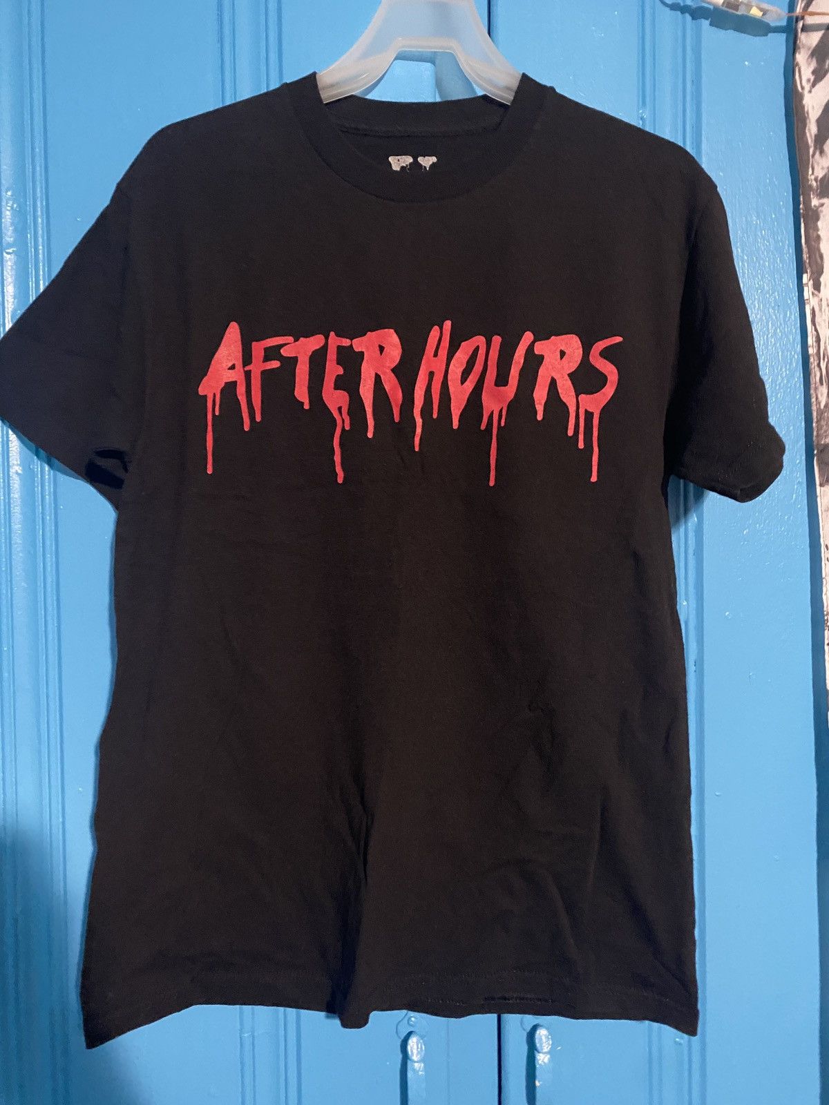image of The Weeknd After Hours Blood Drip Tee in Black, Men's (Size Medium)