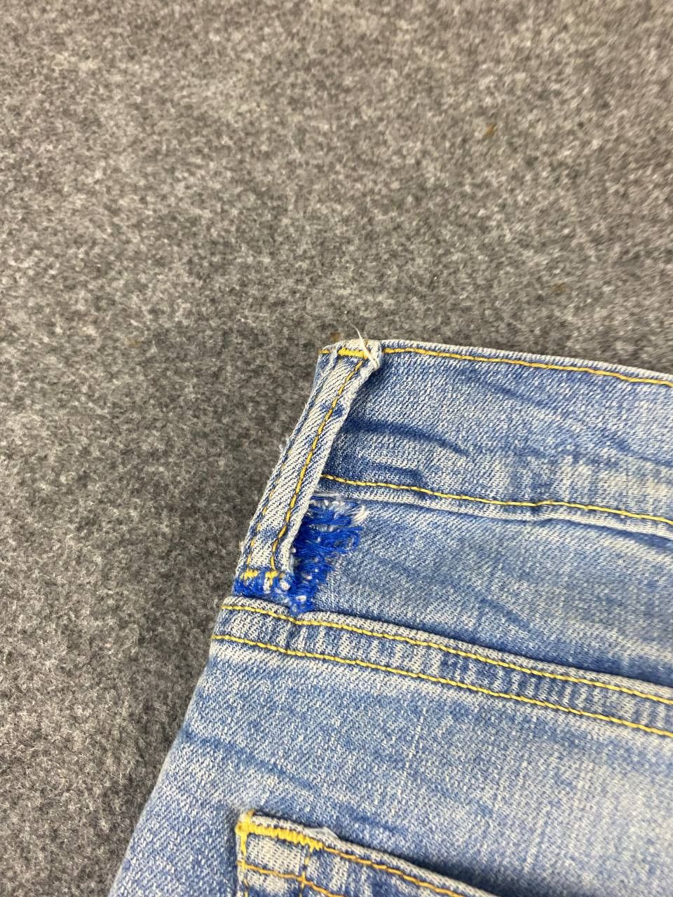 Levi's levis 502 regular taper denim nice design Size US 33 - 7 Thumbnail