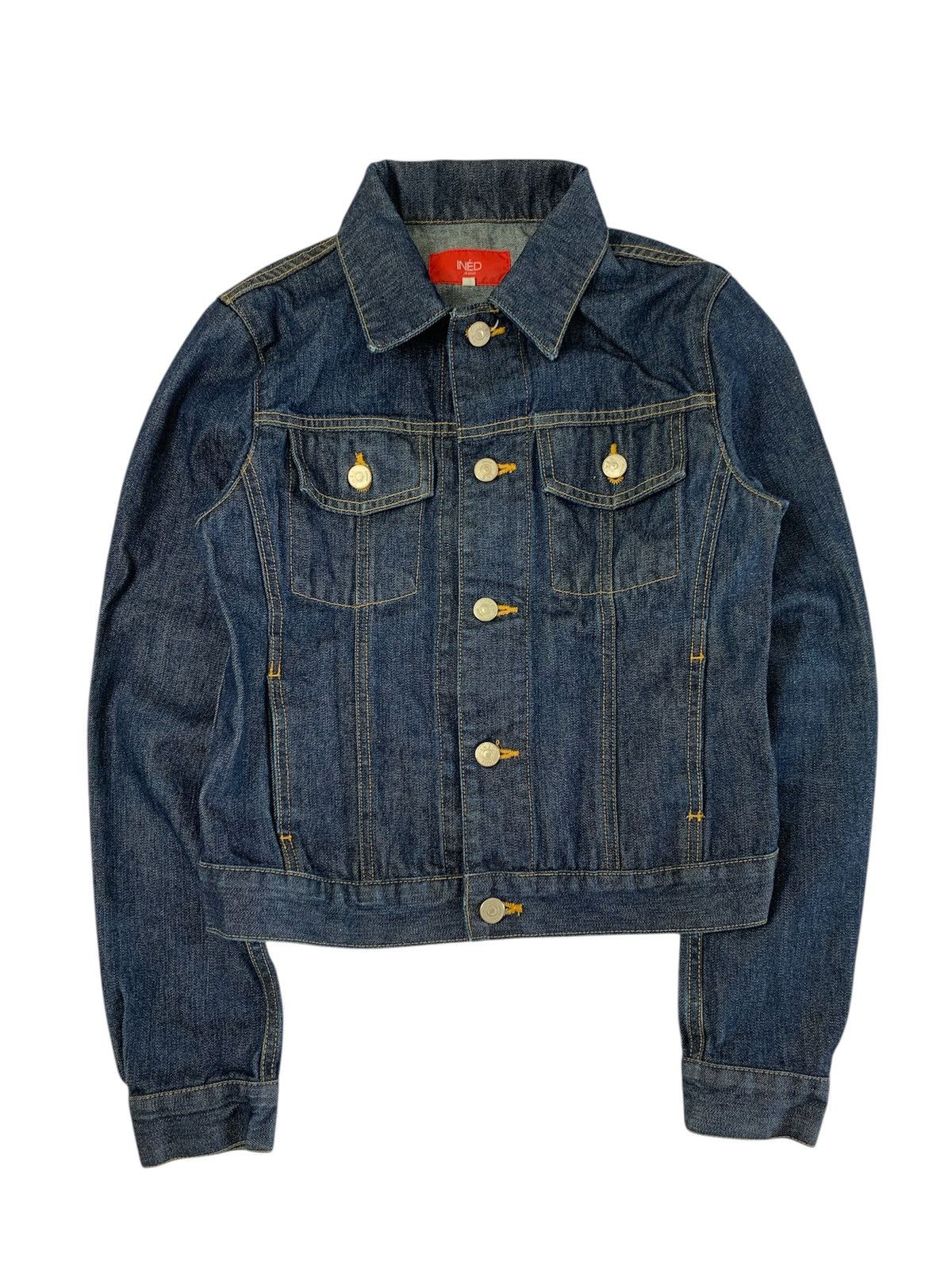 Japanese Brand ined homme denim trucker jacket Size US S / EU 44-46 / 1 - 1 Thumbnail