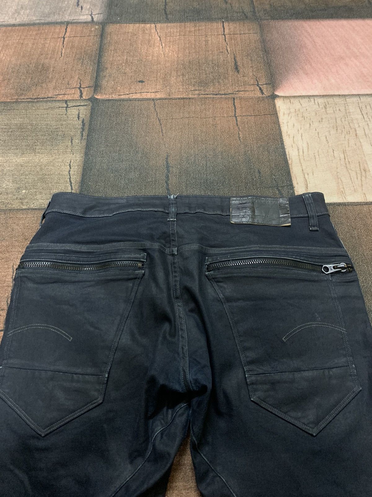 14th Addiction × G-Star × Le Grande Bleu (L.G.B.) SICK TWISTED G STAR RAW WAXED Size US 35 - 13 Thumbnail