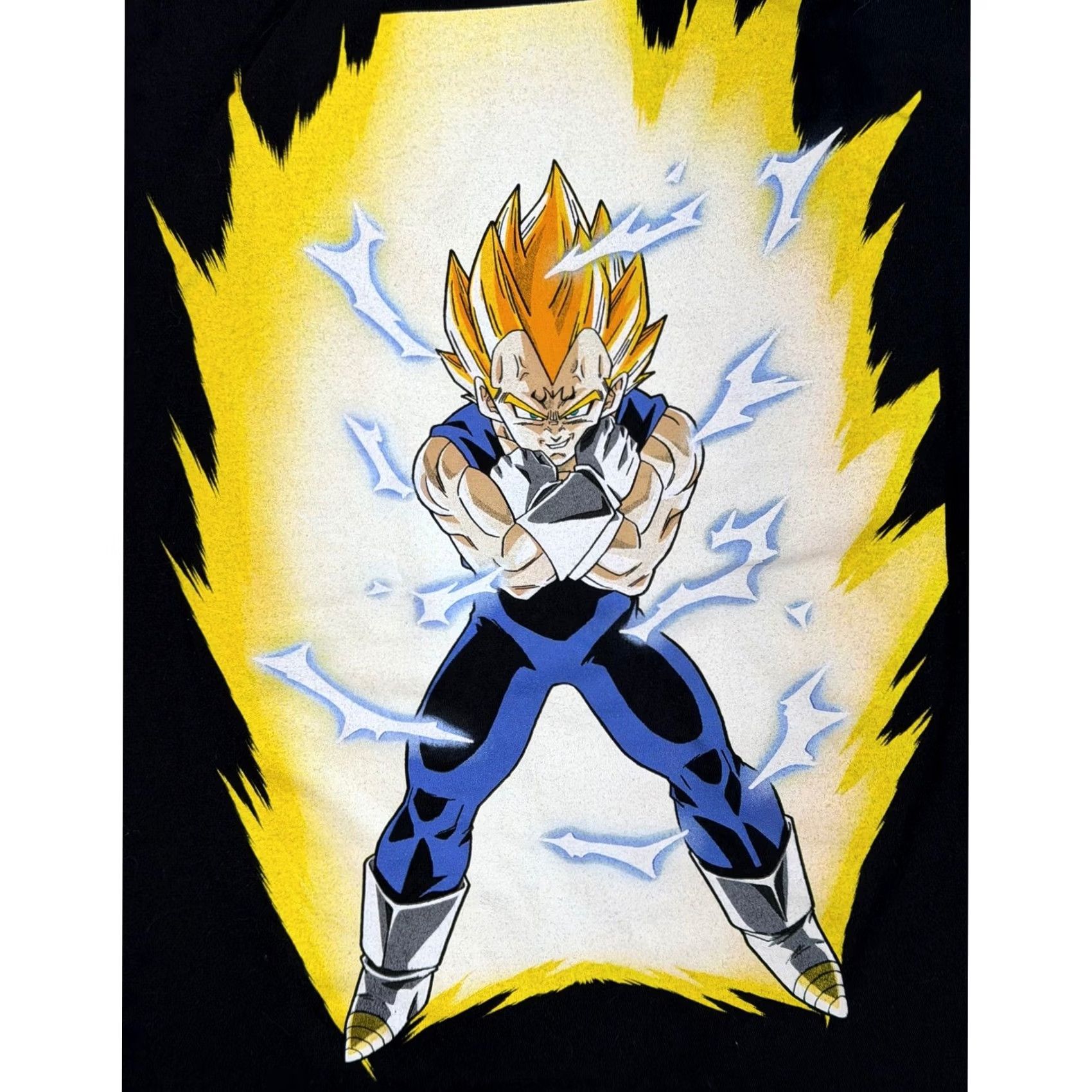 Vintage Dragon Ball Z T-Shirt Black Mens Medium Vegeta Majin Super Saiyan Graphic DBZ Size US M / EU 48-50 / 2 - 5 Thumbnail