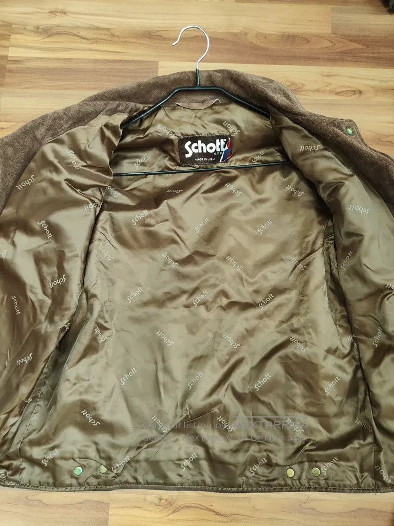 Schott Schott Suede 3rd denim leather jacket Size US L / EU 52-54 / 3 - 8 Thumbnail