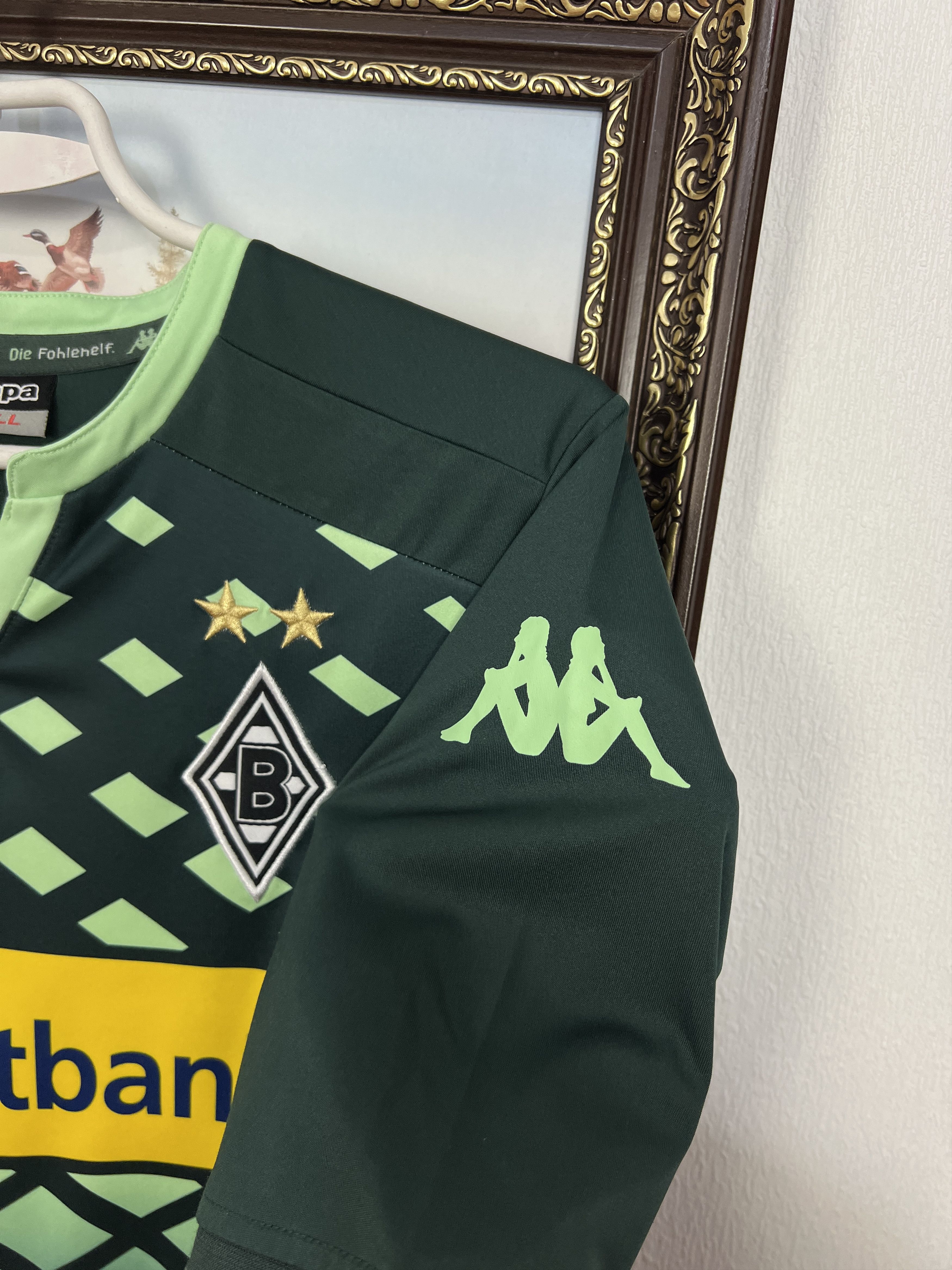 Kappa Monchengladbach Away football shirt Soccer Jersey Trikot Size US S / EU 44-46 / 1 - 4 Thumbnail
