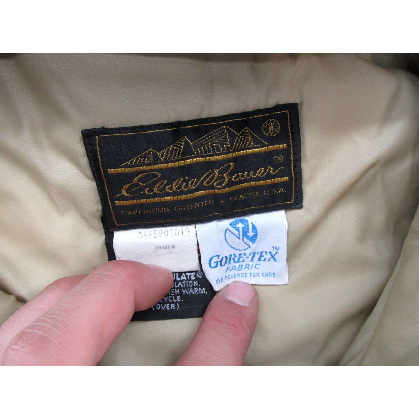 Eddie Bauer VTG Eddie Bauer Gore-Tex Thinsulate Jacket Duck Hunting Camo USA Made Size M Size US M / EU 48-50 / 2 - 2 Thumbnail