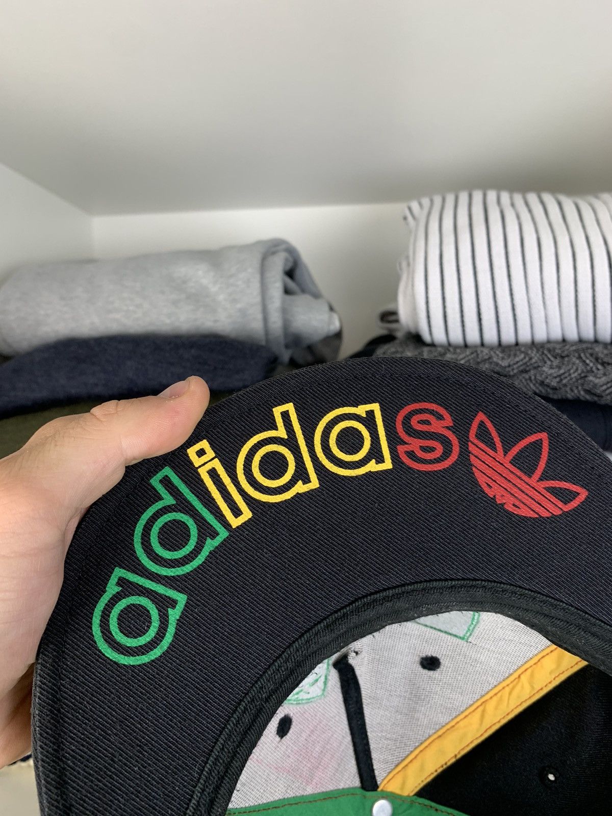 Other Vintage Big Trefoil Logo Rasta Cap Hat Size L Size ONE SIZE - 14 Thumbnail
