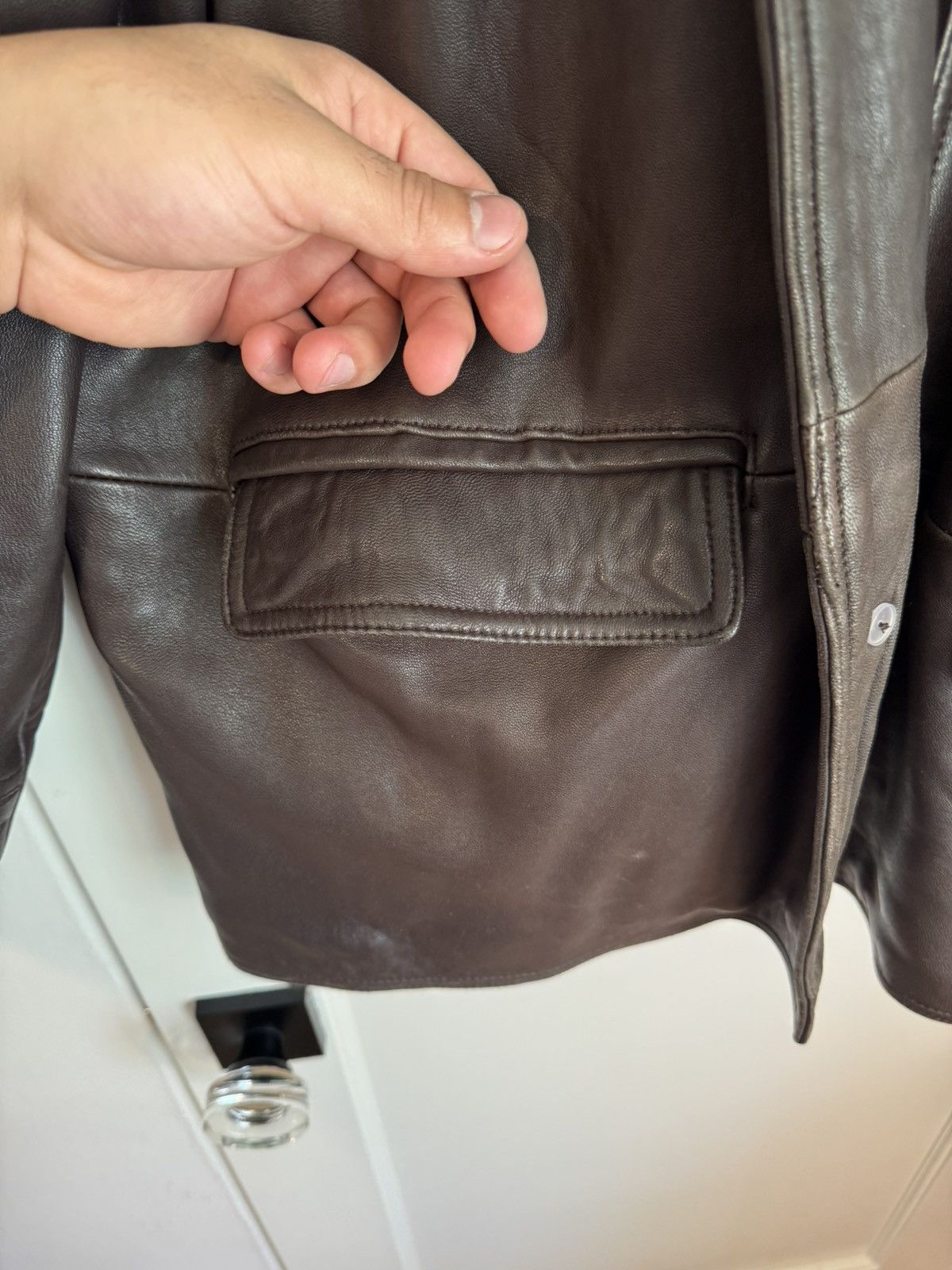 Other Vintage espresso leather chukkers jacket Size US XL / EU 56 / 4 - 5 Thumbnail