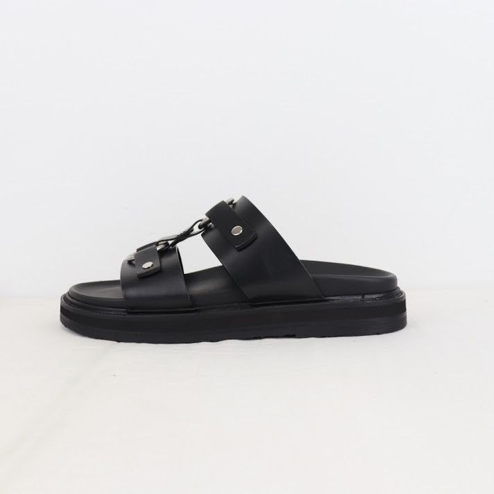 Celine o1rshd1 Slides 25 Tippi Sandals in Black Size US 11 / EU 44 - 2 Thumbnail