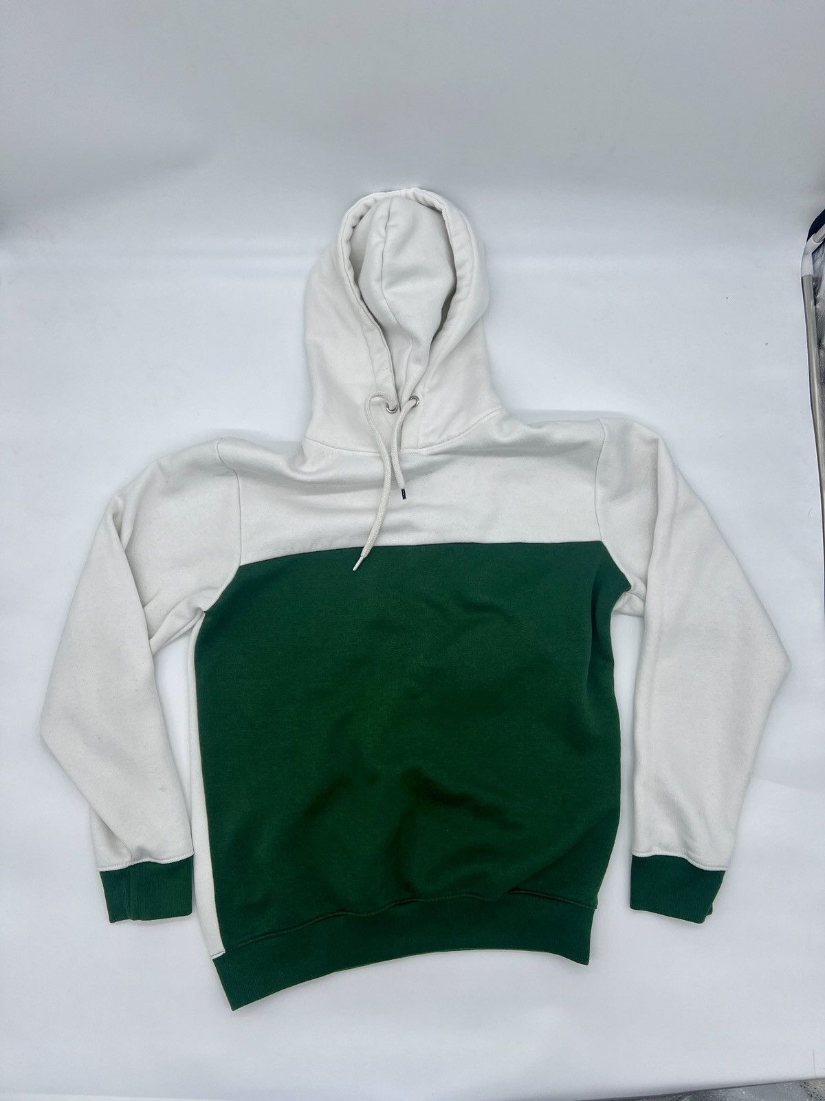 Boohoo White and Green Block Hoodie Size US S / EU 44-46 / 1 - 1 Thumbnail