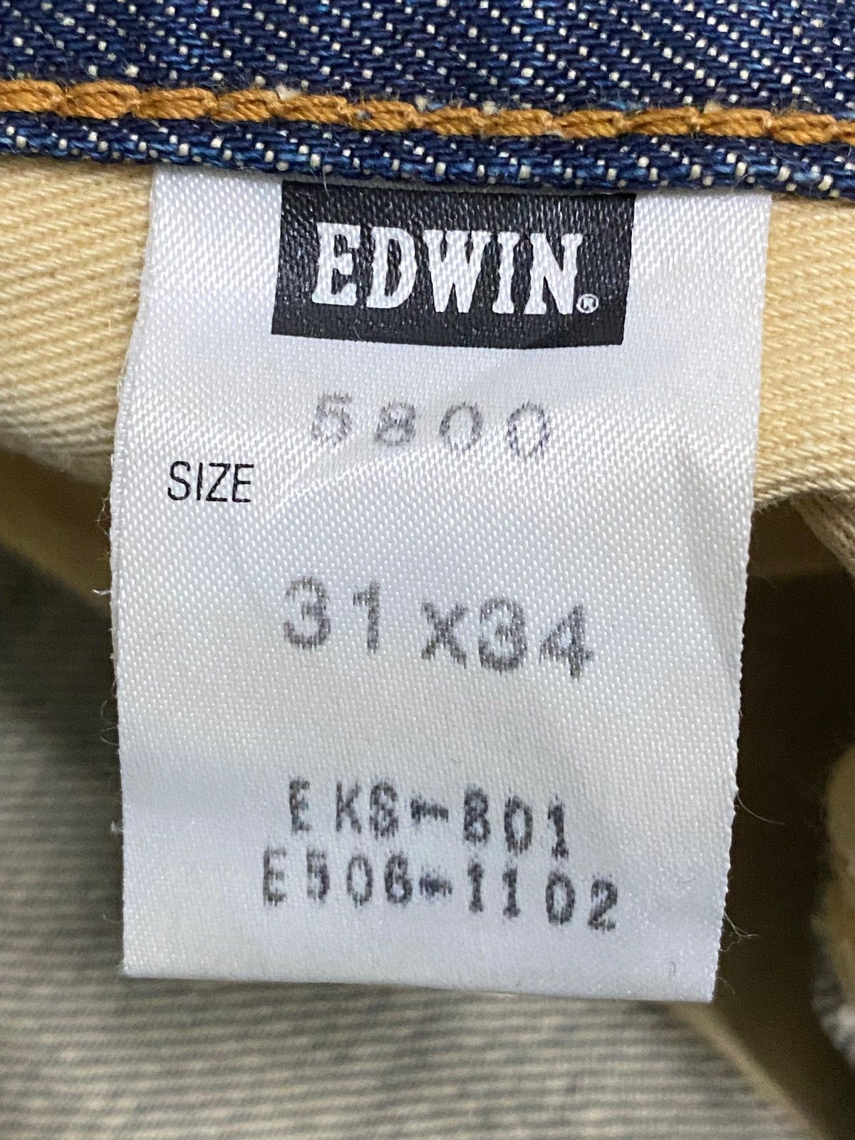 Edwin × Hysteric Glamour × Japanese Brand Vintage Edwin 800SX Flare Washed Ripped Texture Distressed Size US 29 - 21 Thumbnail