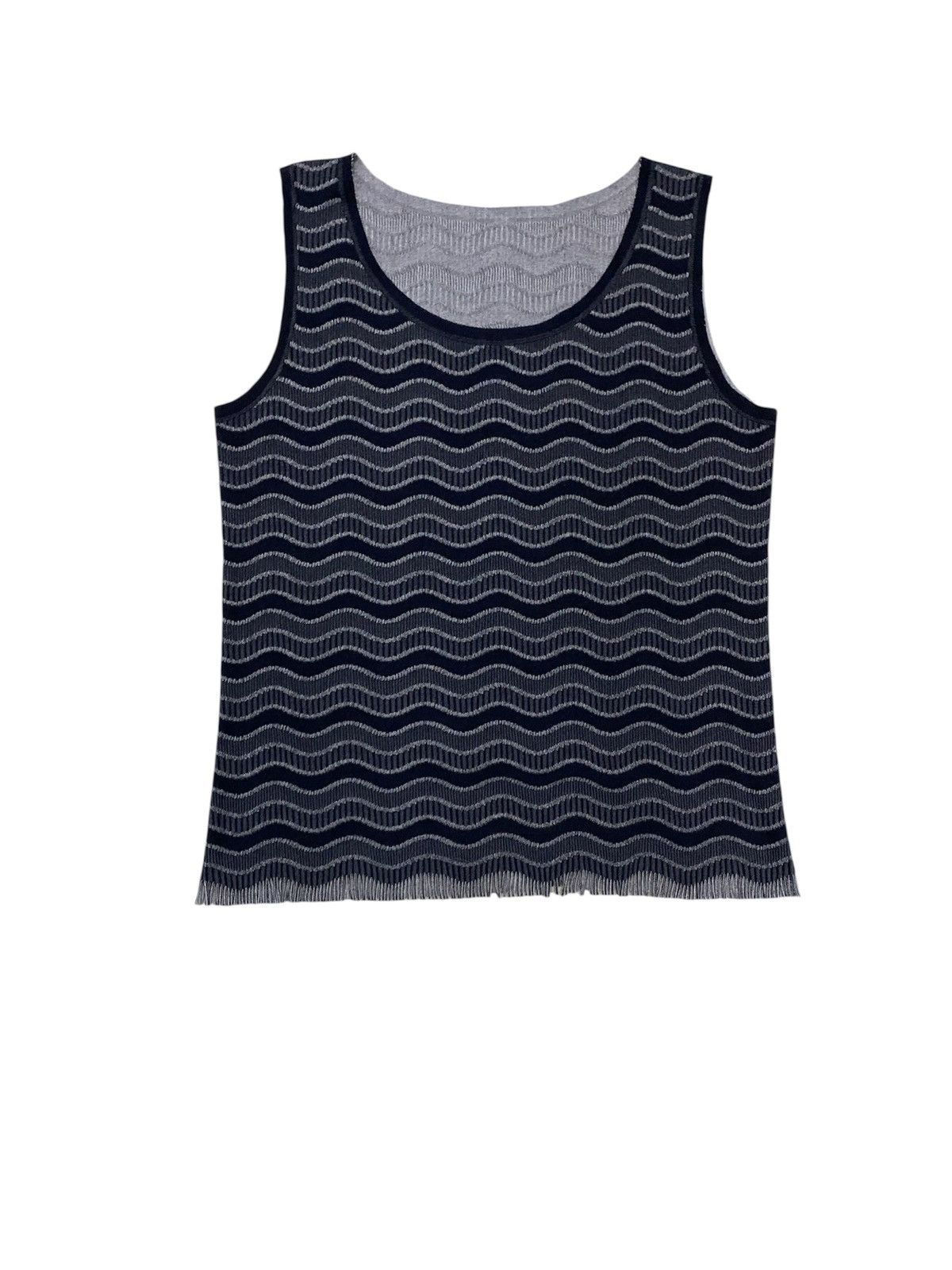 Pleats Please Issey Miyake 🔥Vtg Issey Miyake A-poc Herringbone tank Size M / US 6-8 / IT 42-44 - 1 Thumbnail