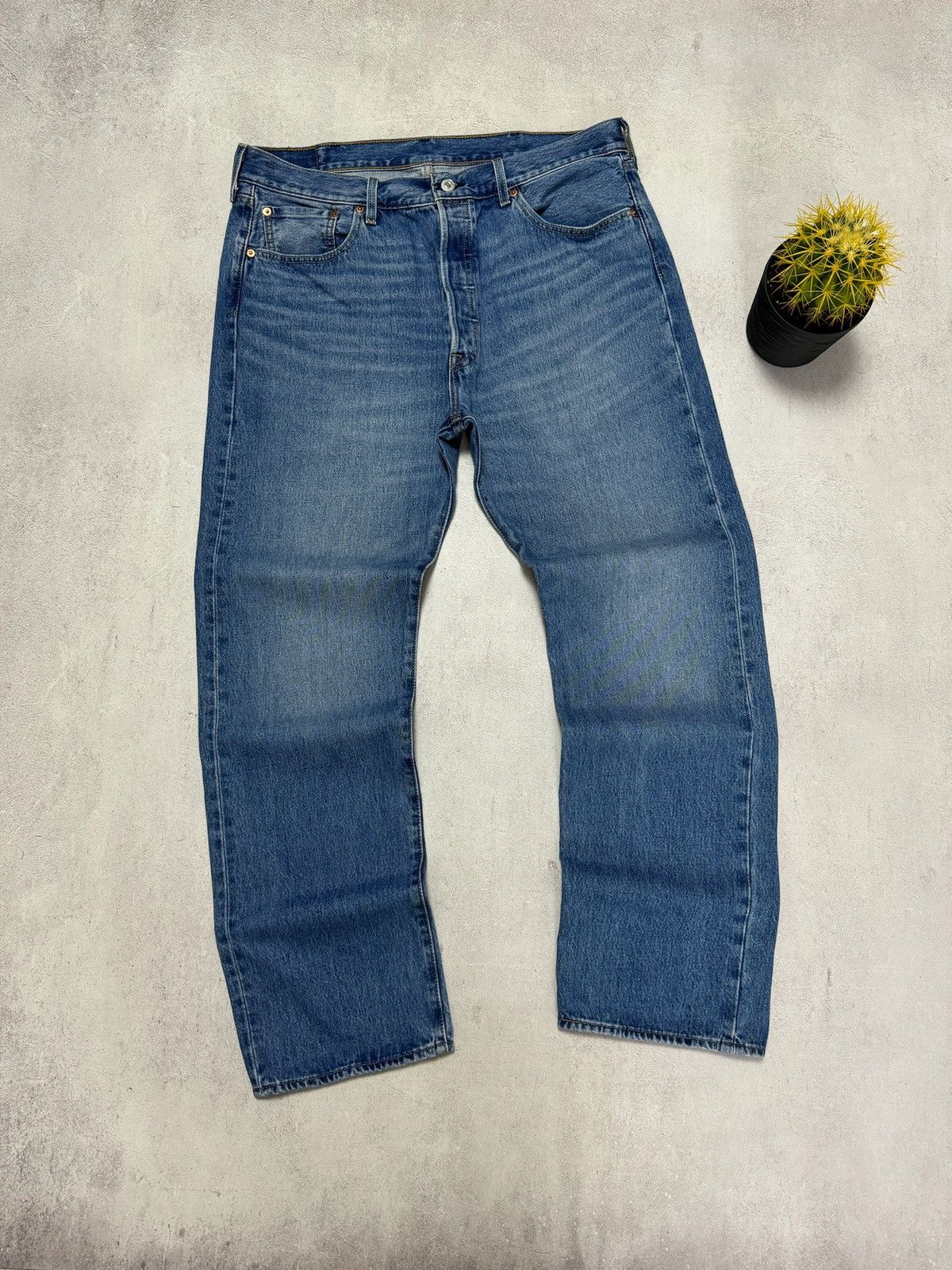 Levi's × Levi's Vintage Clothing Vintage Levis 501 Jeans Denim Pants Straight w38 l32 Y2K 90s Size US 38 / EU 54 - 5 Thumbnail