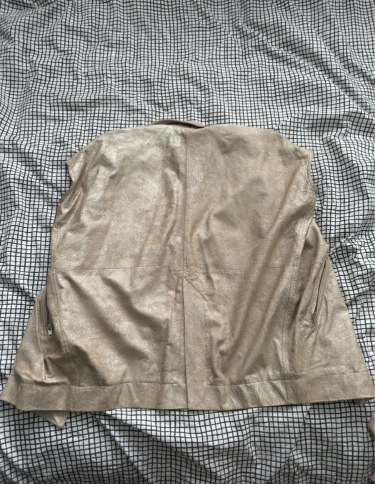 Rick Owens Rick Owens SS17 Sleeveless Leather Jacket Size US M / EU 48-50 / 2 - 3 Thumbnail