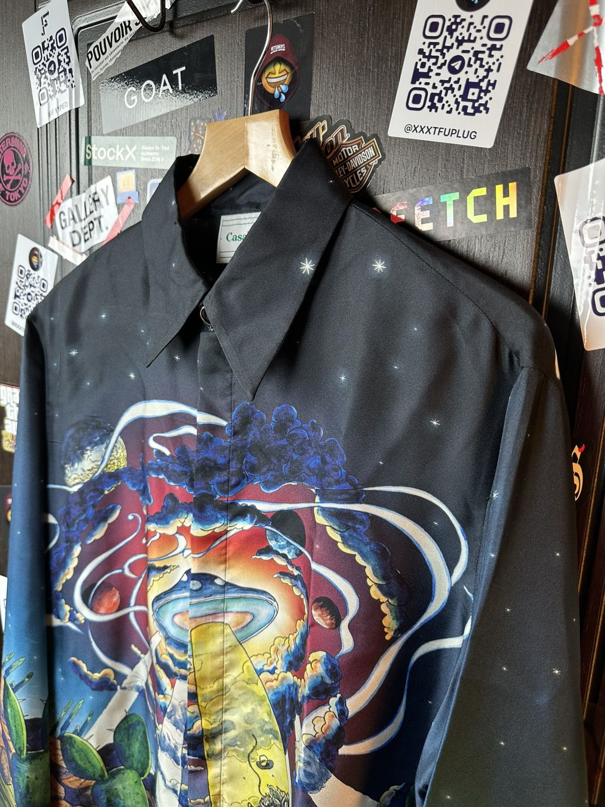 Casablanca Casablanca UFO Cowboy De L’Espace Silk Shirt Size US M / EU 48-50 / 2 - 5 Thumbnail