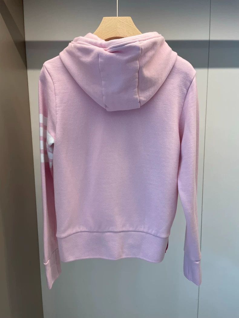 Thom Browne Thom Browne Cherry blossom pink cotton hooded hoodie Size XS / US 0-2 / IT 36-38 - 2 Thumbnail
