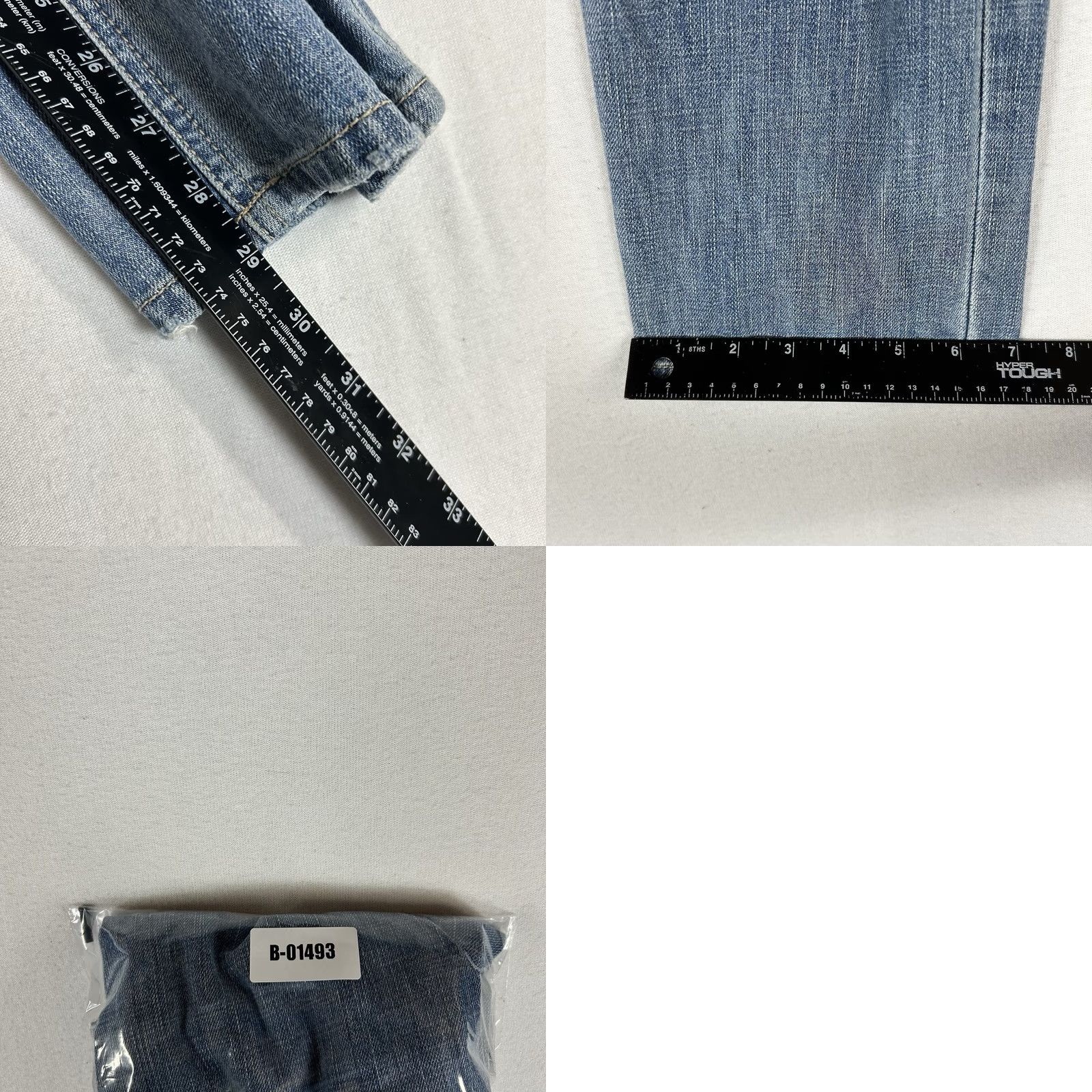 Vintage LC Lauren Conrad Jeans Womens 14 Plus Straight Leg Denim Blue Medium Wash 5-Pocket Zipper Button Casual Jeans Womens Size 30" / US 8 / IT 44 - 9 Thumbnail
