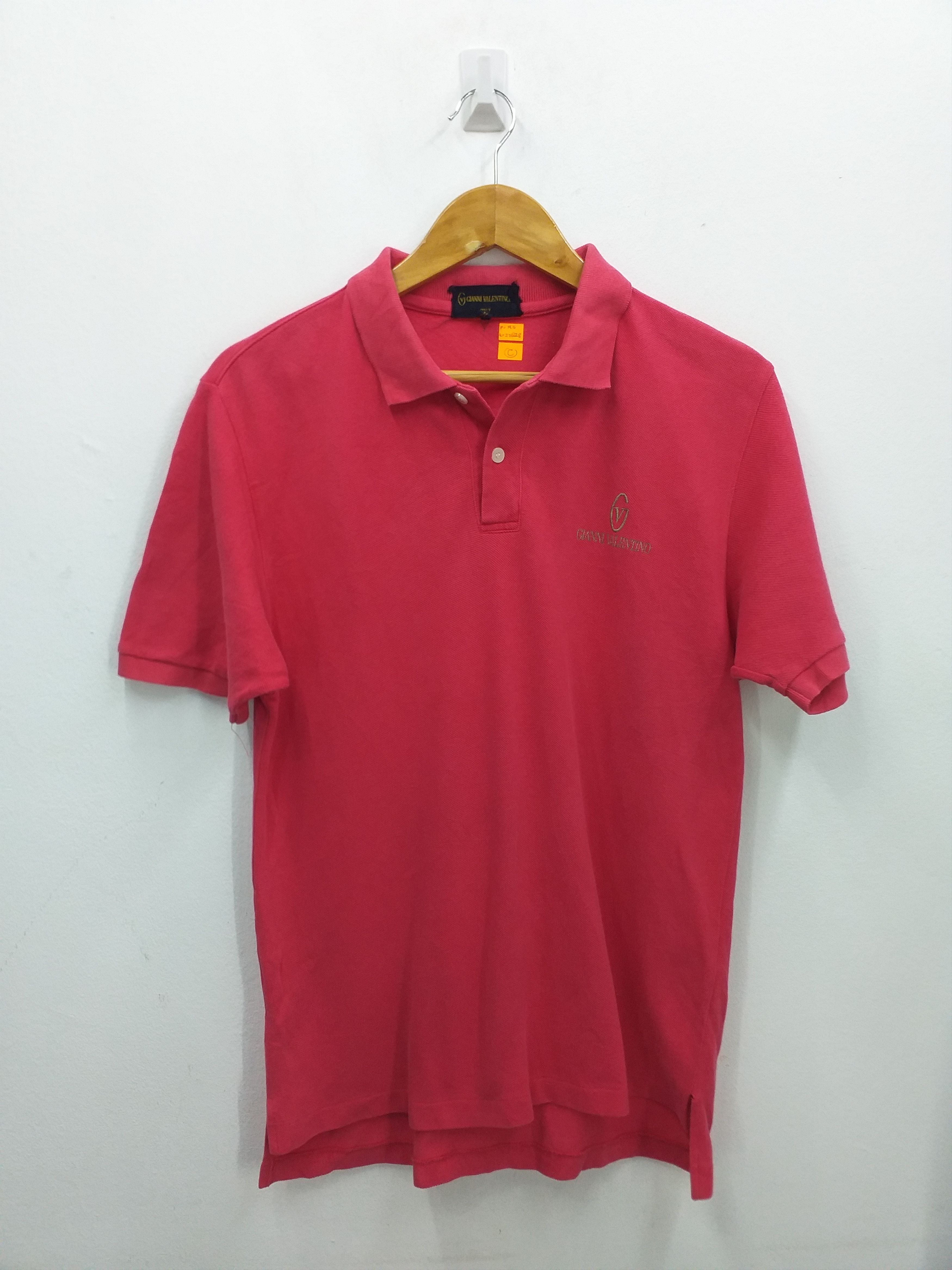 Gianni Valentino Vintage Gianni Valentino Small Logo Button T Shirt -C008 Size US M / EU 48-50 / 2 - 1 Thumbnail