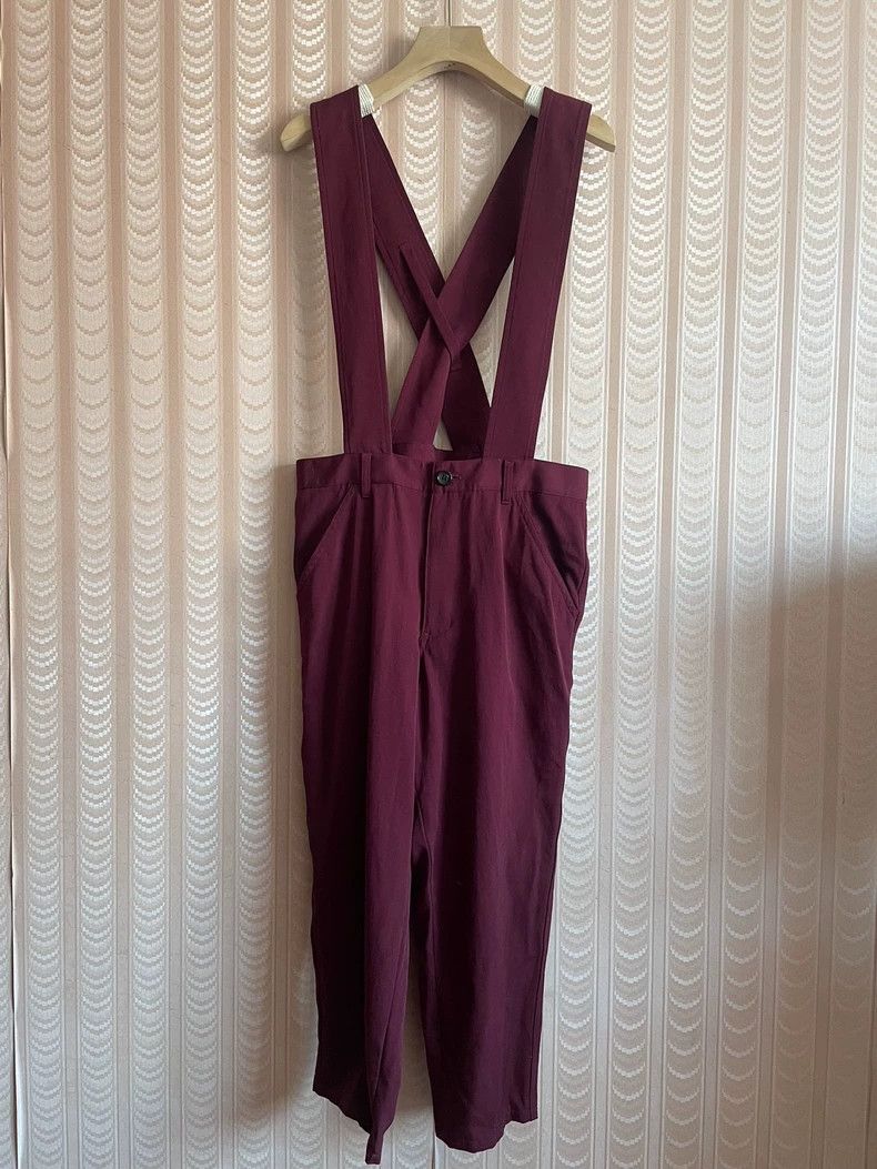 Comme Des Garcons Classic Cherry Red Suspenders Women's Wo