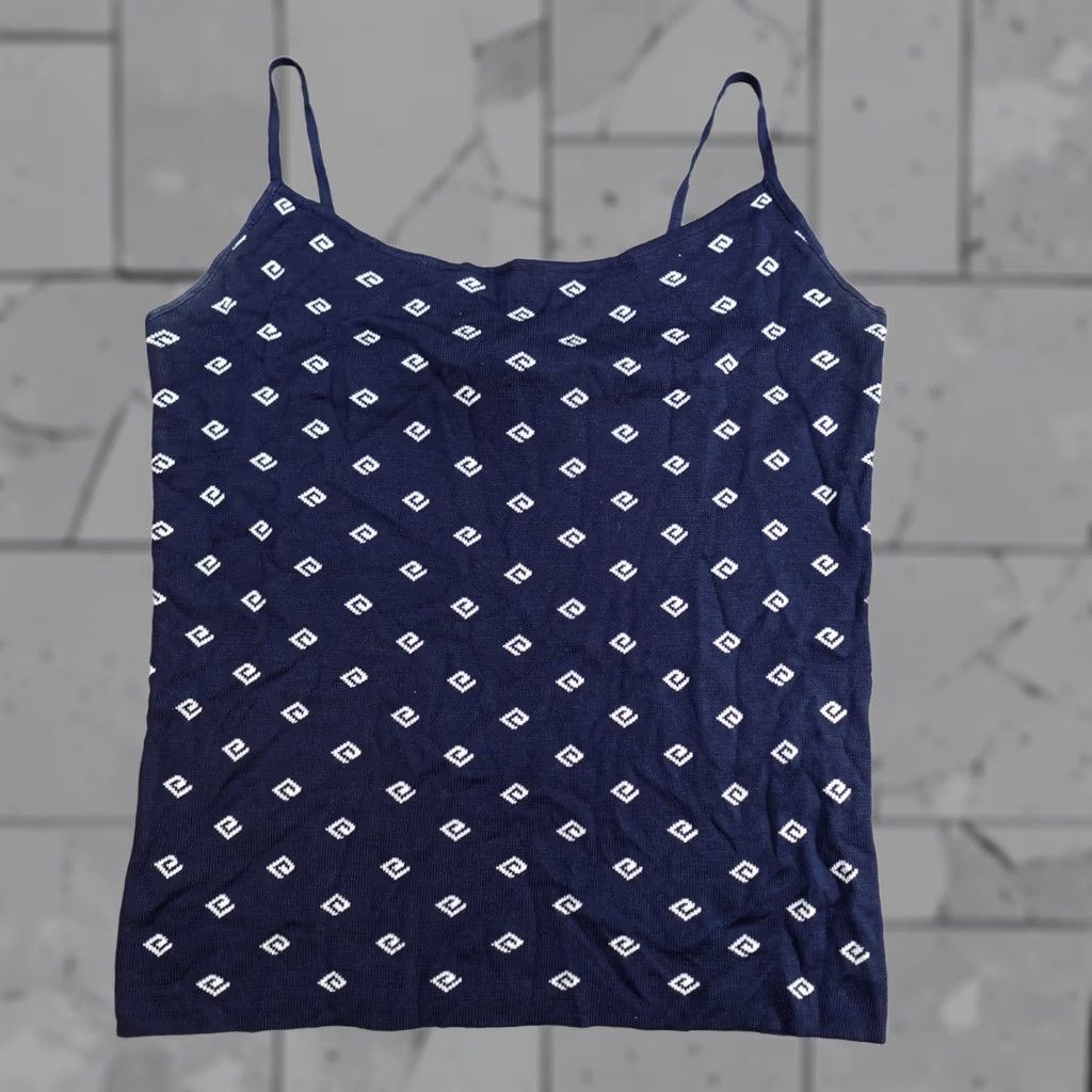 Ralph Lauren Ralph Lauren Womens Blue Small Knit 100% Silk Blouse Cami Size S / US 4 / IT 40 - 1 Thumbnail