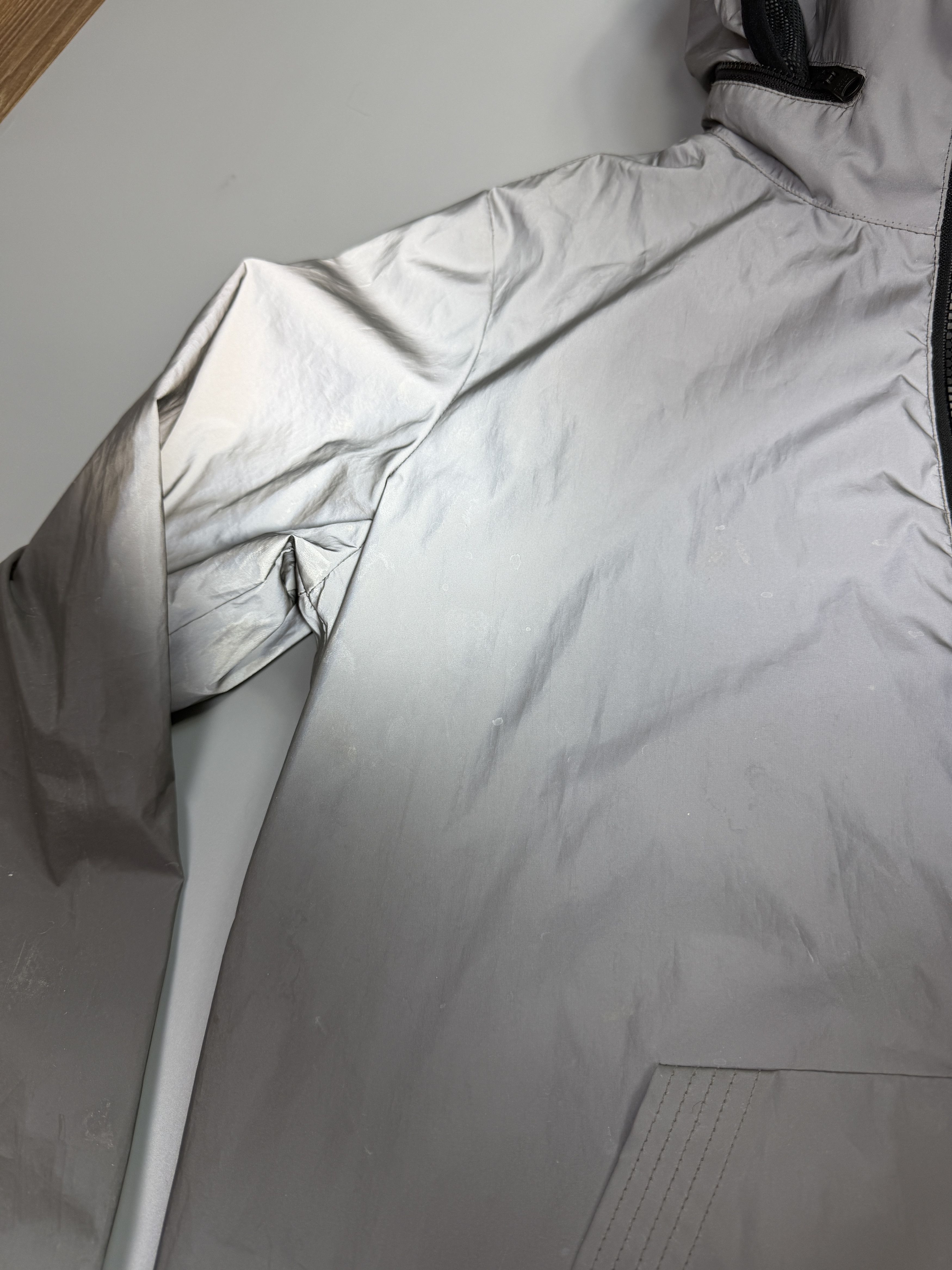 DKNY DKNY silver reflective windbreaker jacket full zip Size XS / US 0-2 / IT 36-38 - 5 Thumbnail
