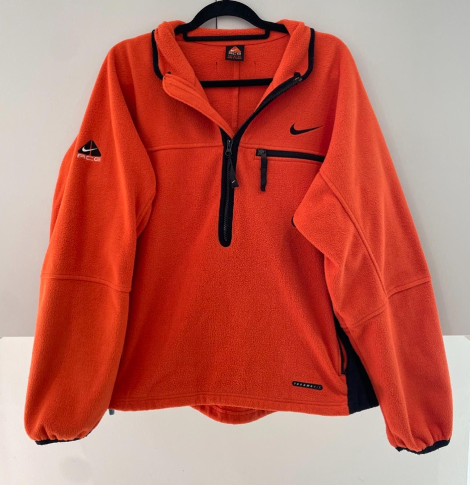 Nike ACG Orange Nike ACG Military Utility Sherpa Fleece Jacket Size US M / EU 48-50 / 2 - 1 Thumbnail