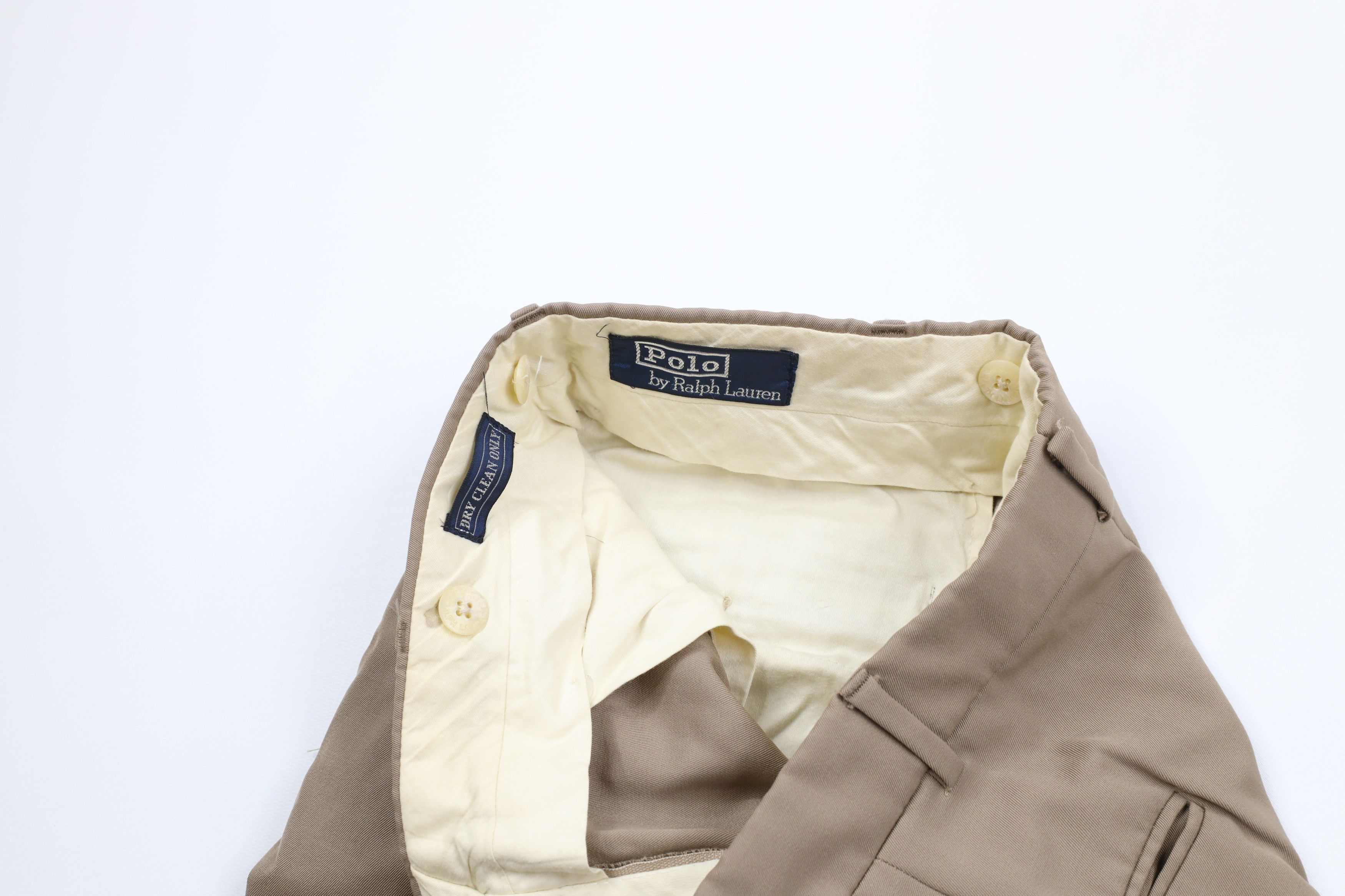 Ralph Lauren Vintage 70s Ralph Lauren Pleated Wide Leg Chino Pants USA Size US 32 / EU 48 - 9 Thumbnail