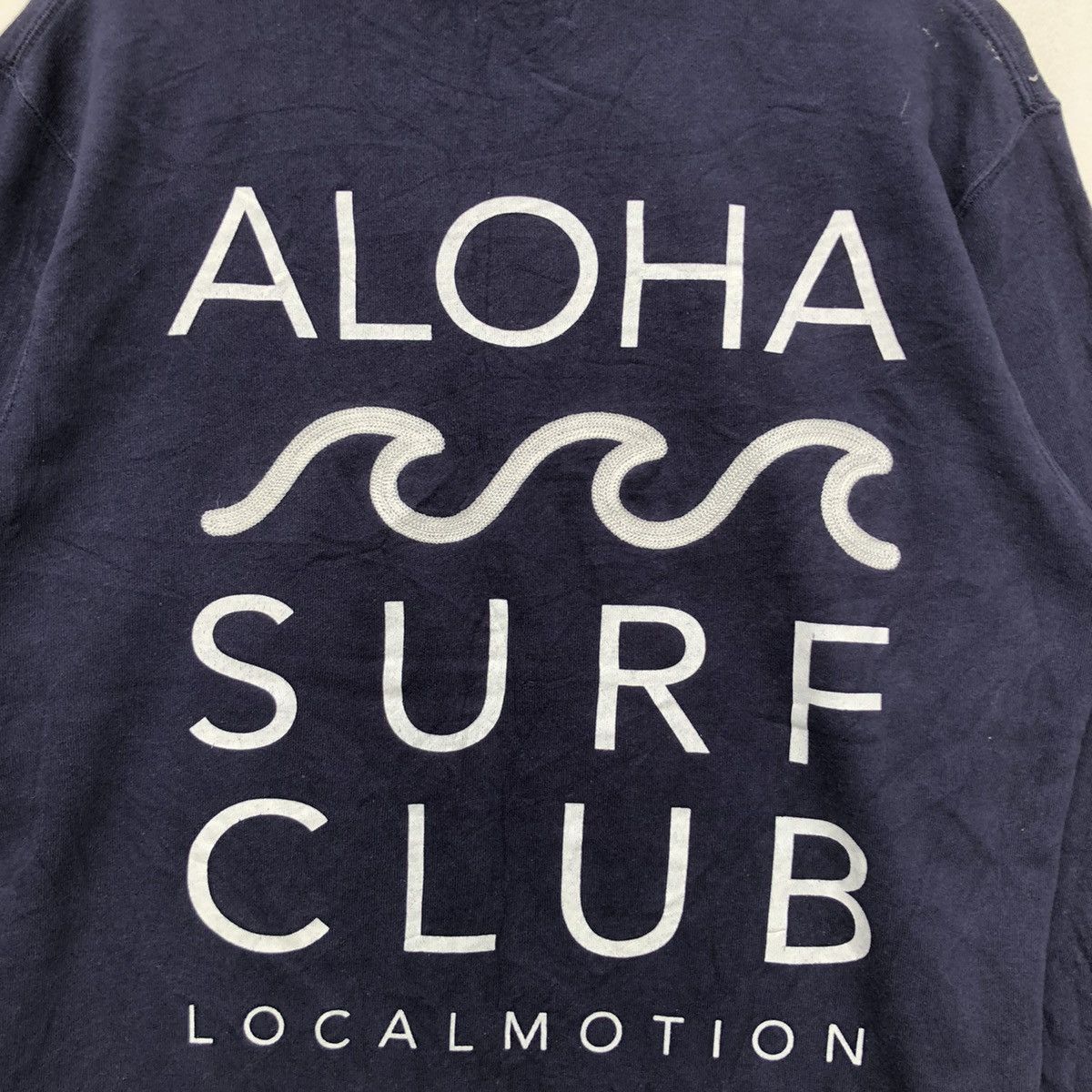 Japanese Brand Aloha Surf Club by Local Motion Sweatshirt | Spell Out | L Size US L / EU 52-54 / 3 - 4 Thumbnail