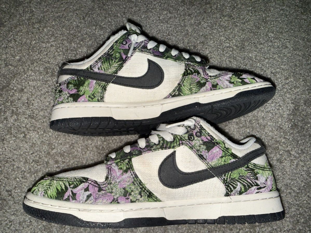 Nike Nike Dunk Low Floral Tapestry Size US 9.5 / EU 42-43 - 2 Thumbnail