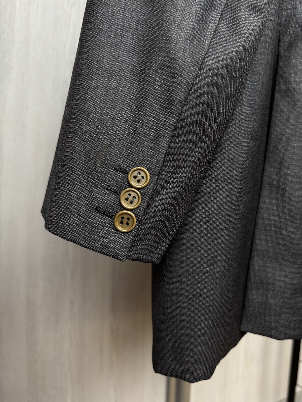 Brioni Brioni Double-Breasted grey wool made in Italy blazer Size 44R - 9 Thumbnail