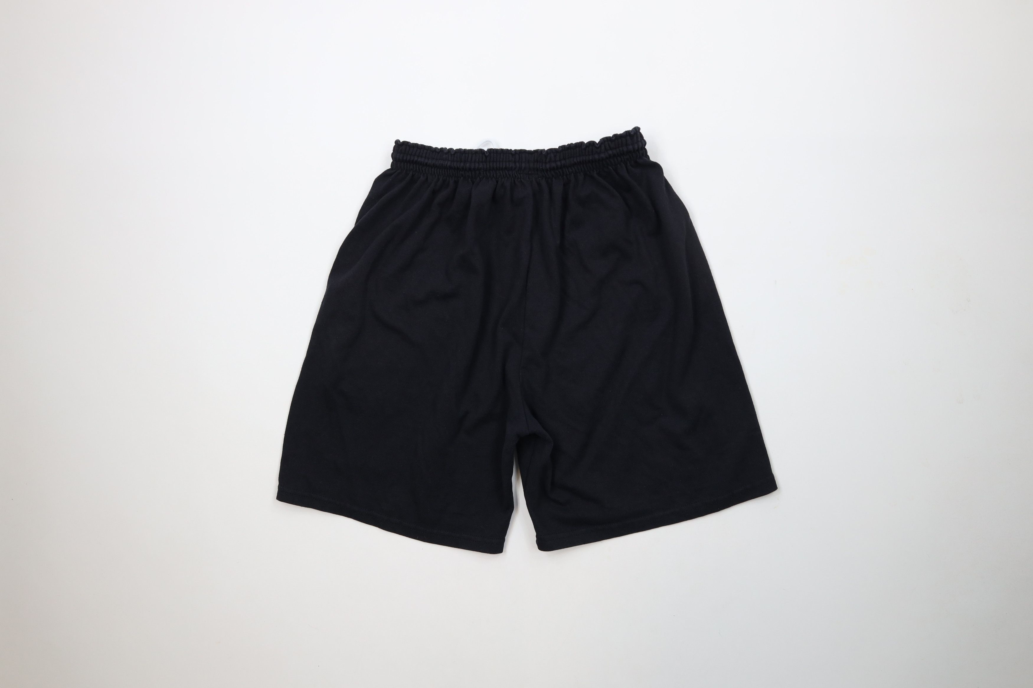 Champion × Vintage Vintage 90s Champion Spell Above Knee Shorts Black Cotton Size US 34 / EU 50 - 10 Thumbnail