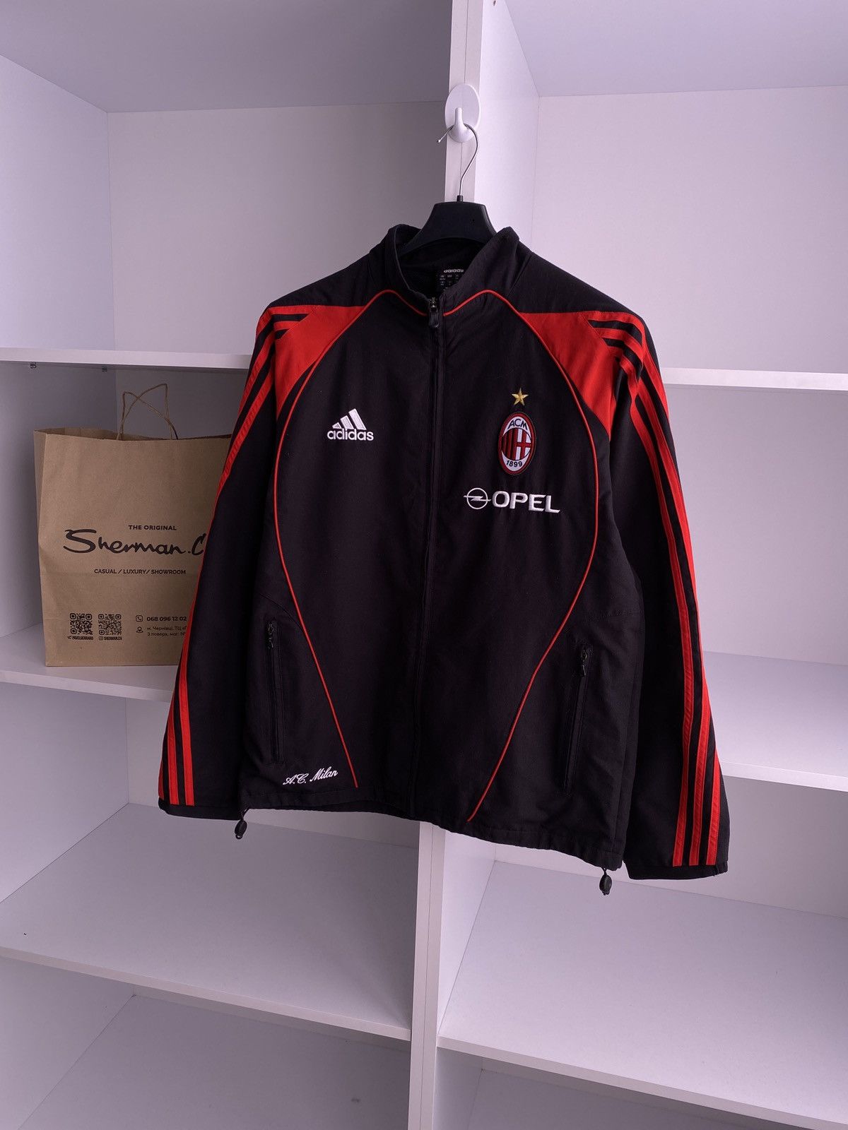 Adidas × Vintage Adidas Milan vintage zip sweatshirt retro 90s Size US L / EU 52-54 / 3 - 2 Thumbnail