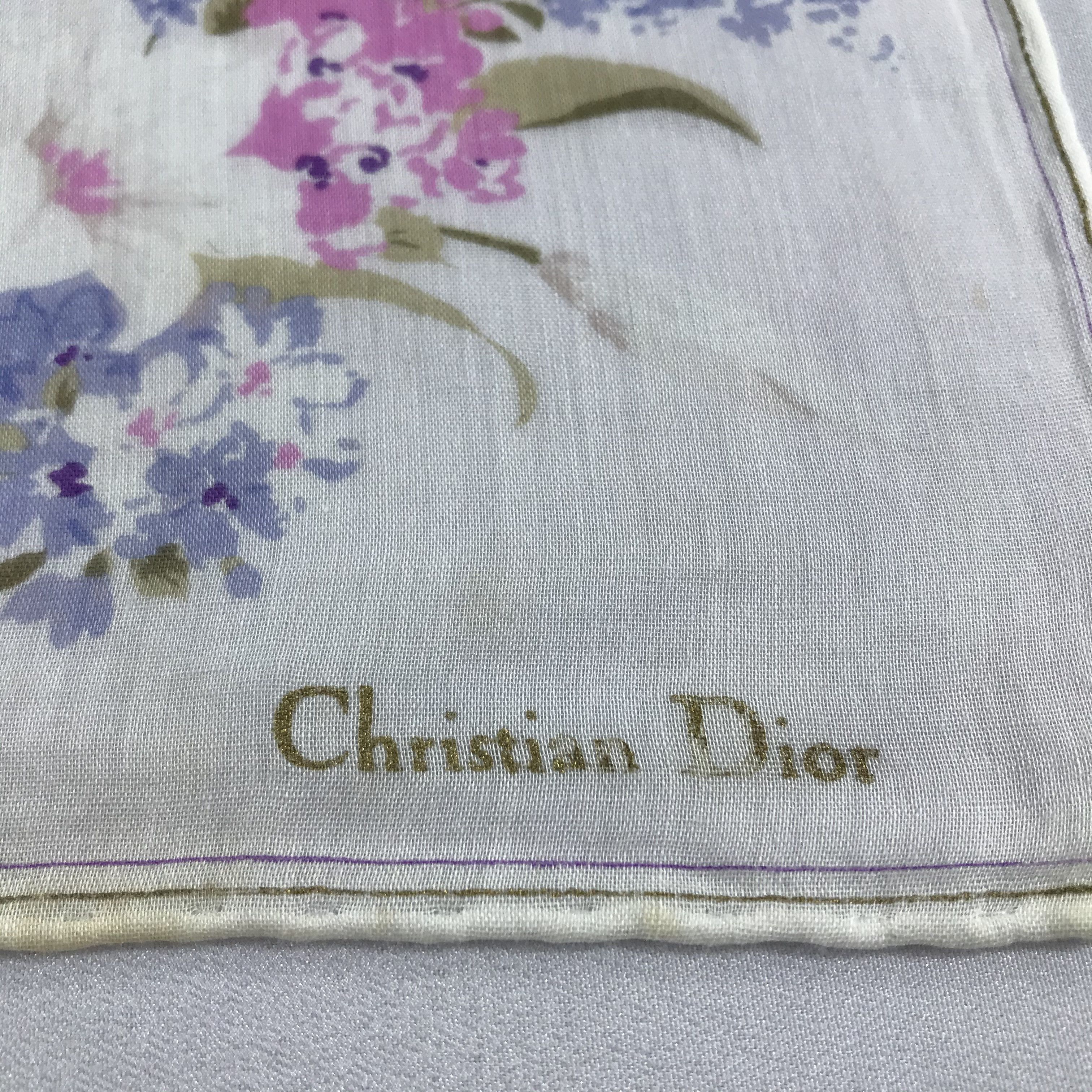 Christian Dior Monsieur Christian Dior Handkerchief Neckerchief Bandana H1031 Size ONE SIZE - 3 Thumbnail