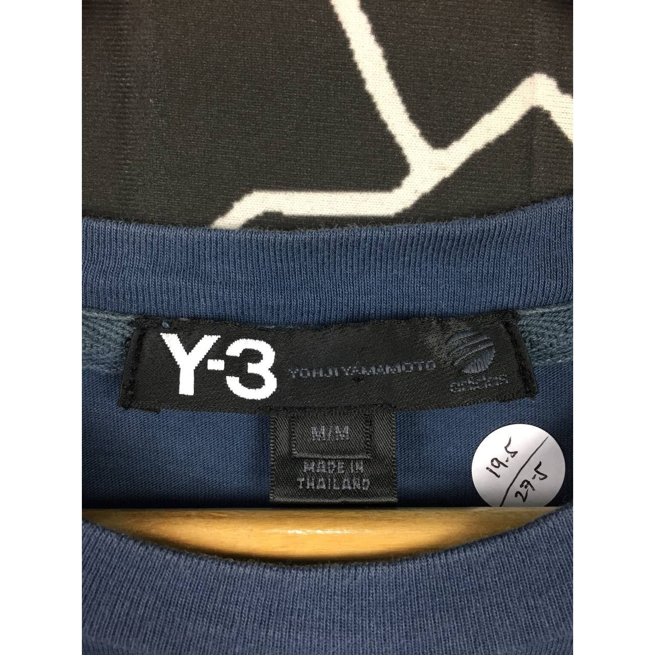 Adidas × Yohji Yamamoto Adidas Y-3 Yohi Yamamoto Small Logo Casual Tee Size M Size US M / EU 48-50 / 2 - 9 Thumbnail
