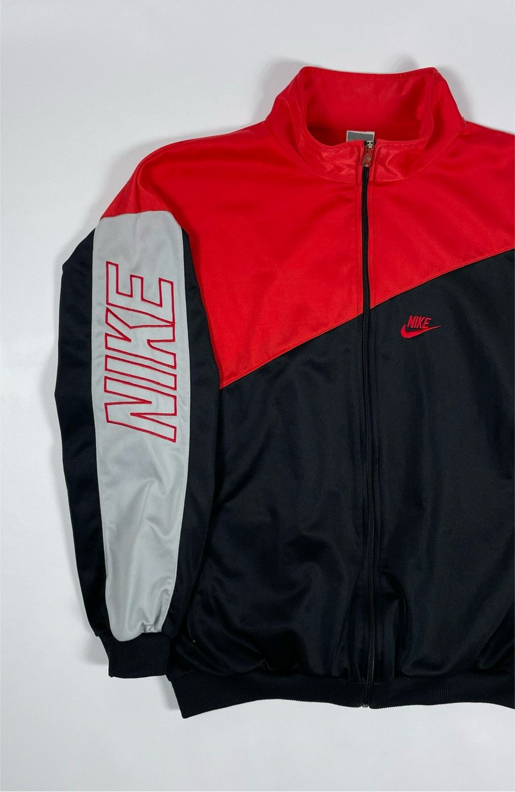 Nike × Vintage Nike Vintage 80s/90s Olympic Full zip Jacket Size US XL / EU 56 / 4 - 2 Thumbnail