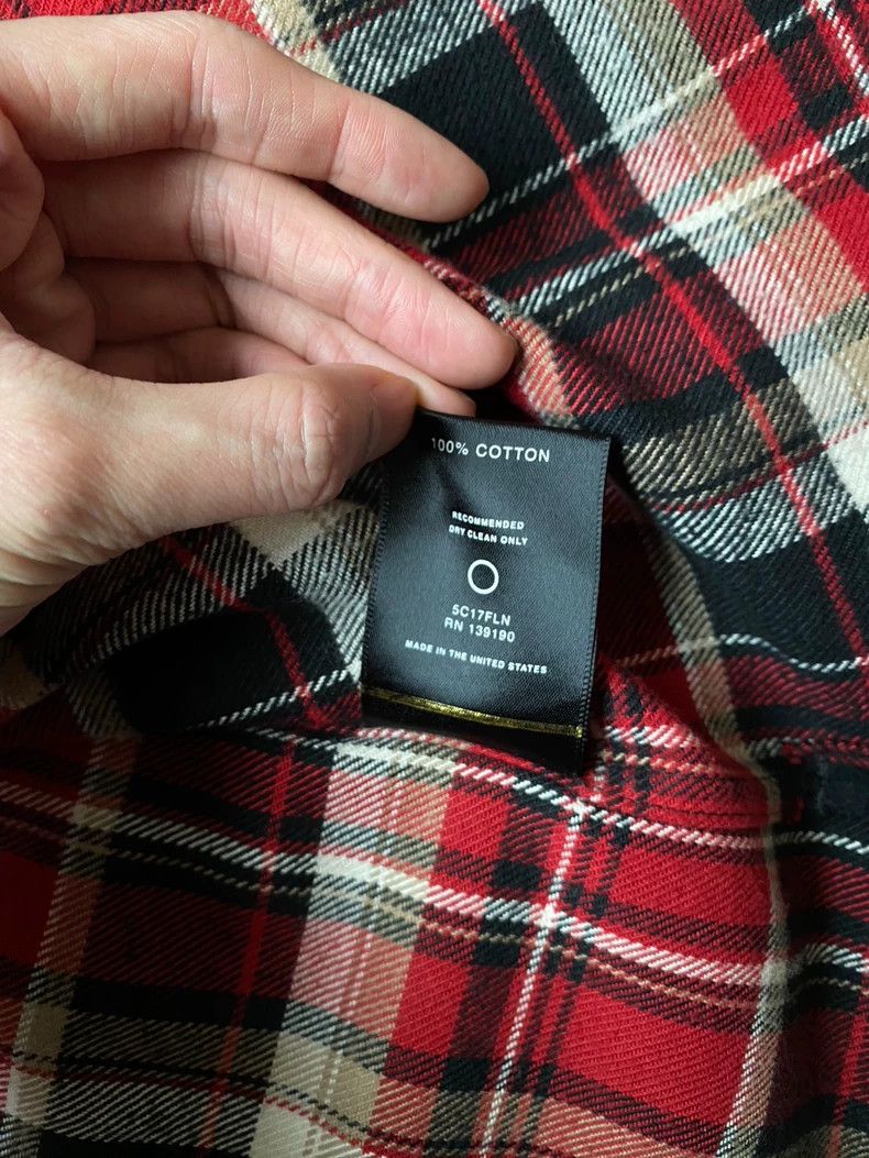 Fear of God Fear of God Wool red plaid shirt Size US M / EU 48-50 / 2 - 4 Thumbnail