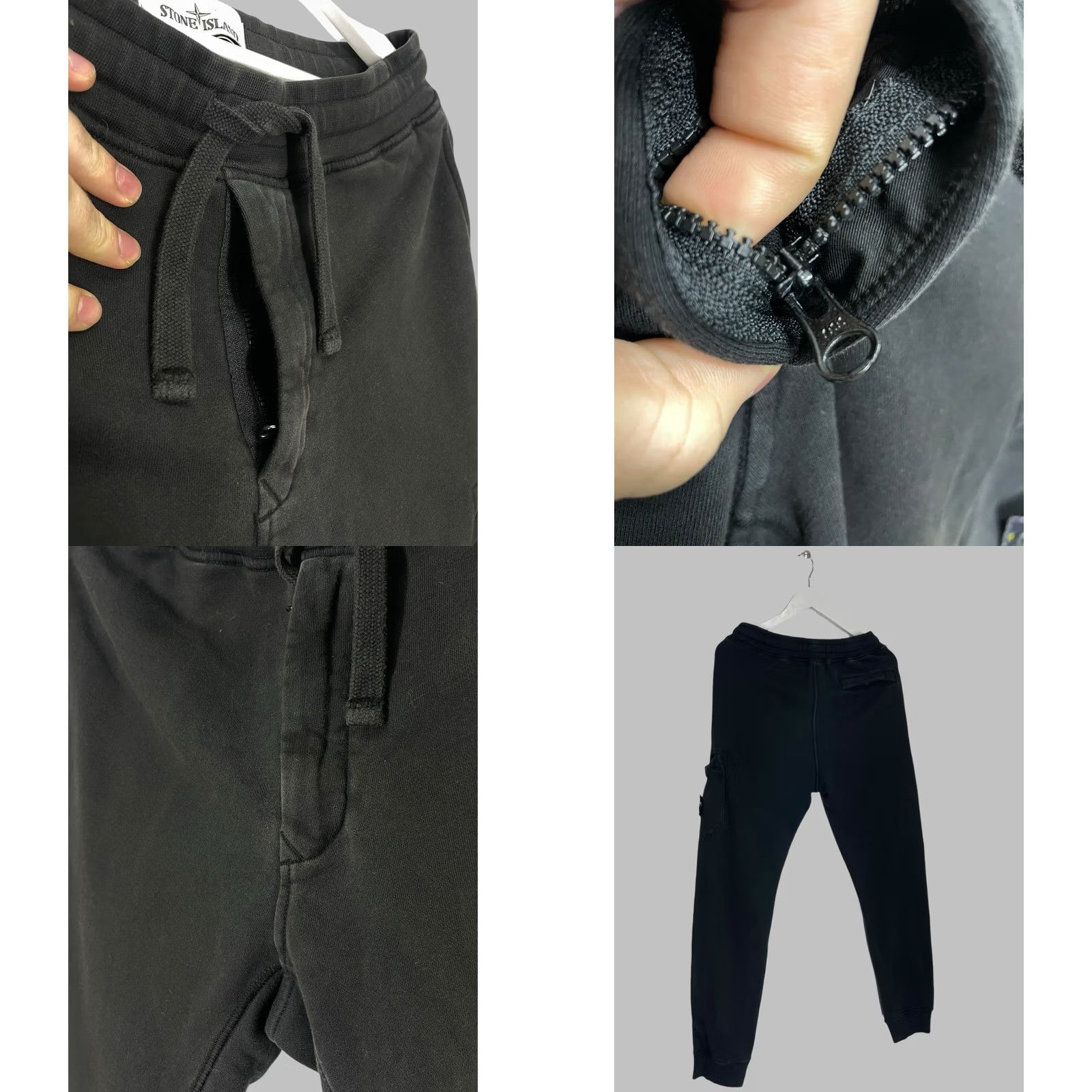Stone Island Stone Island Sweatpants Pants Men S Black Cotton Joggers Activewear Size S Size US 29 - 9 Thumbnail