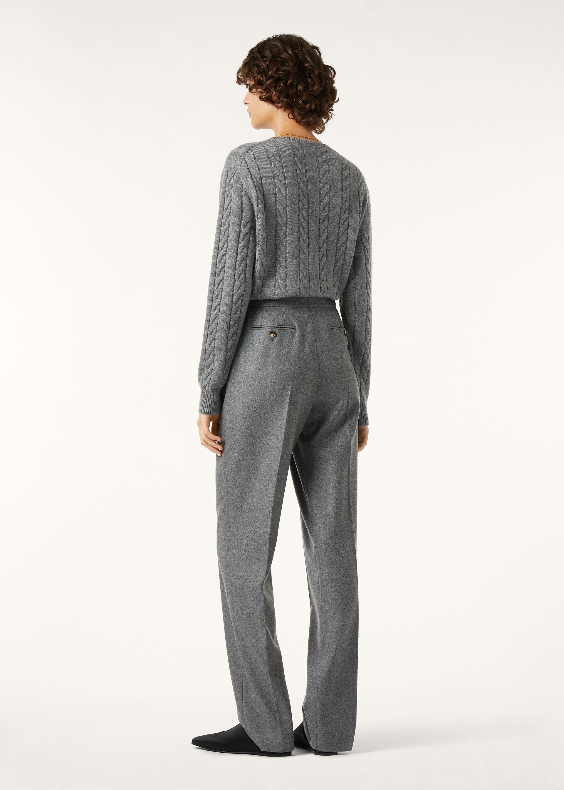 Loro Piana os11x0426 FAQ5876 Malik Pant in Moonstruck Wind Size 25" / US 0 / IT 36 - 3 Thumbnail