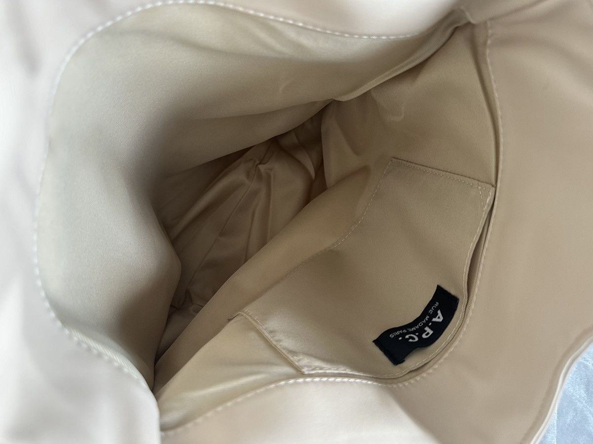 A.P.C. APC White Ninon Leather Tote Size ONE SIZE - 3 Thumbnail