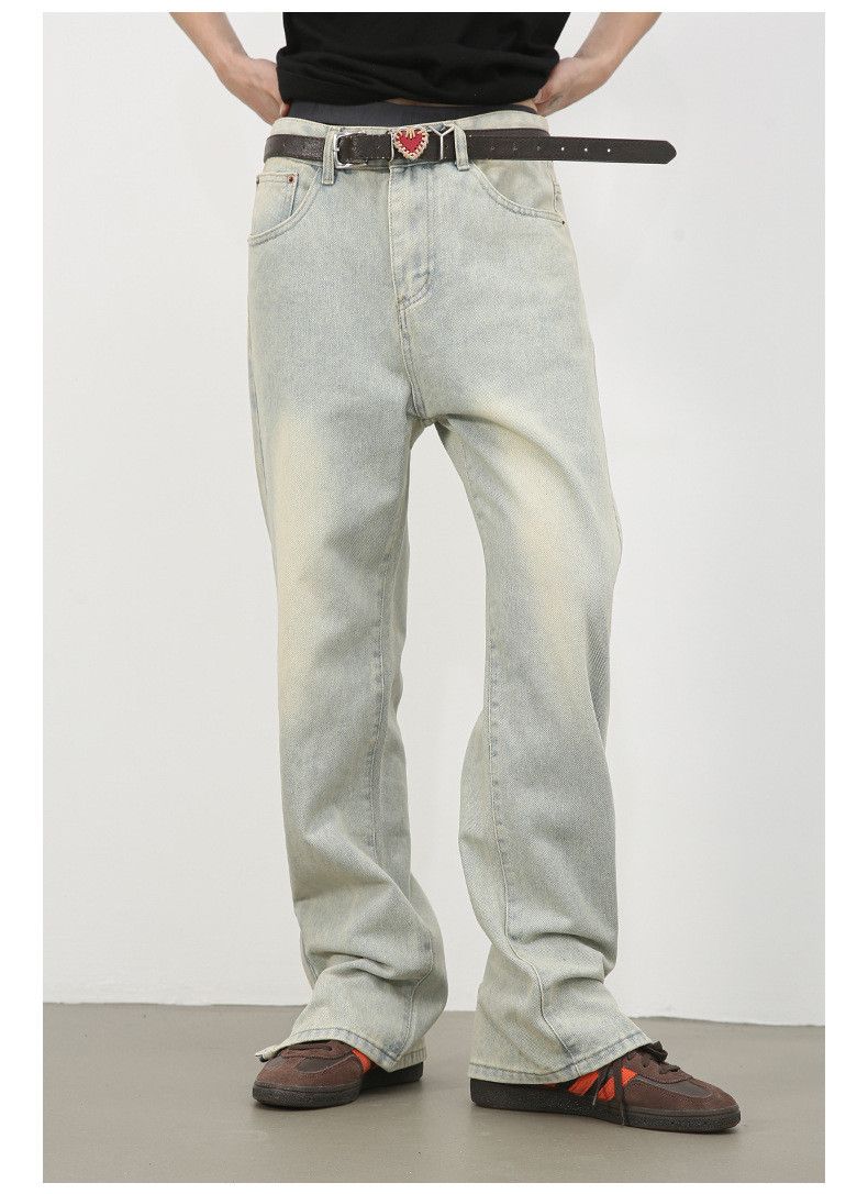 Japanese Brand American loose distressed vintage washed high street jeans Size US 34 / EU 50 - 2 Thumbnail