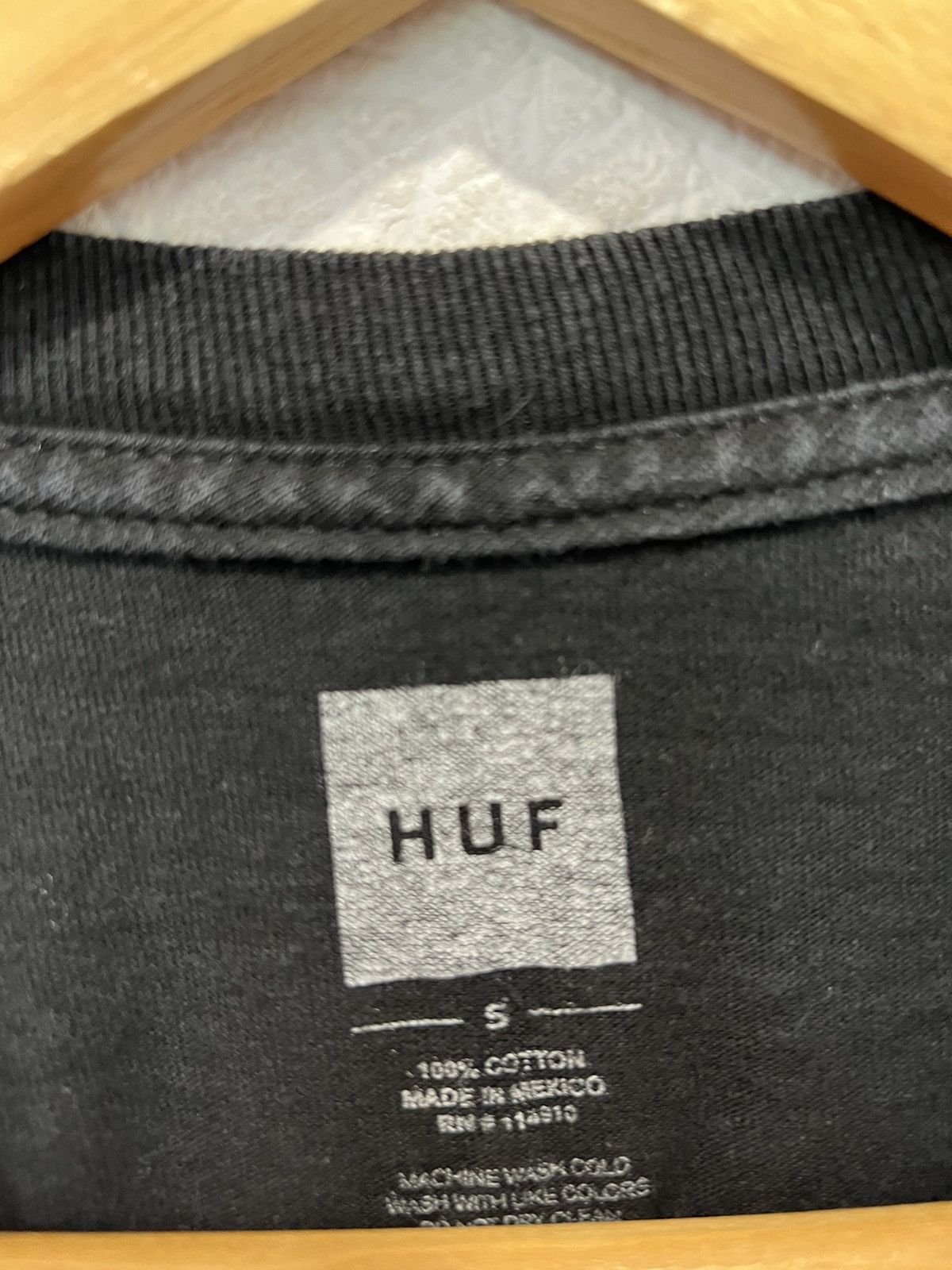 Huf HUF Longsleeve Sweatshirt Black Size US S / EU 44-46 / 1 - 4 Thumbnail